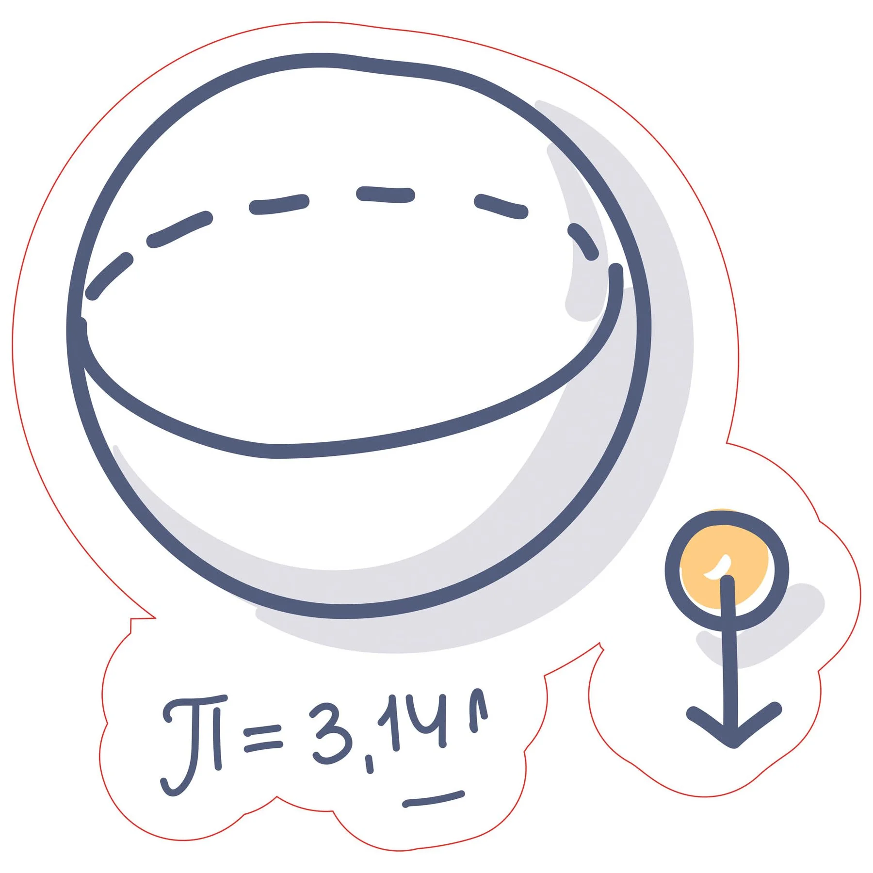 STEM Sticker, Mathematics and Informatics - Mathematics, set D4, 100 cm, sticker 1