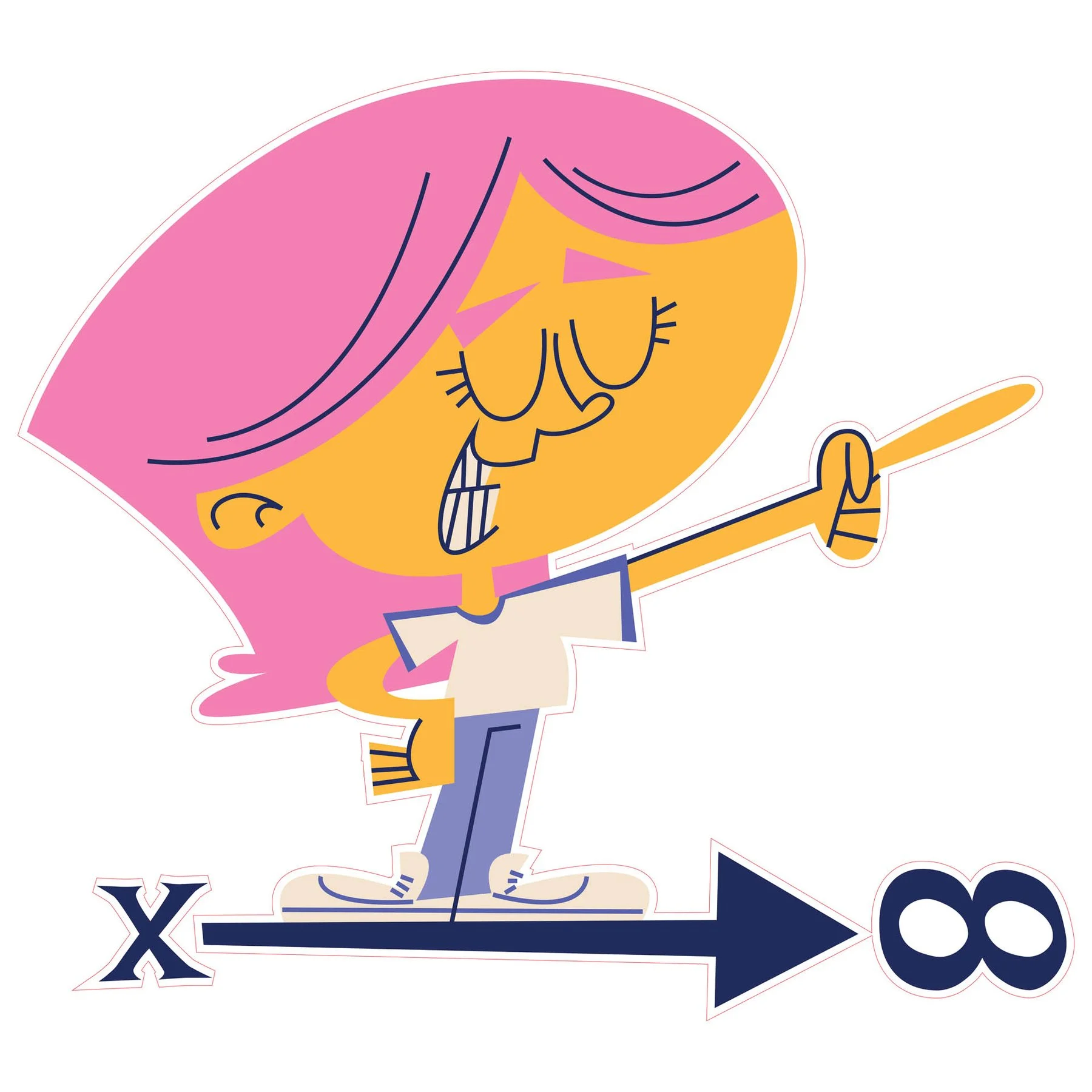 STEM Sticker, Mathematics & Informatics – Mathematics, set D9, 100 cm, sticker 2