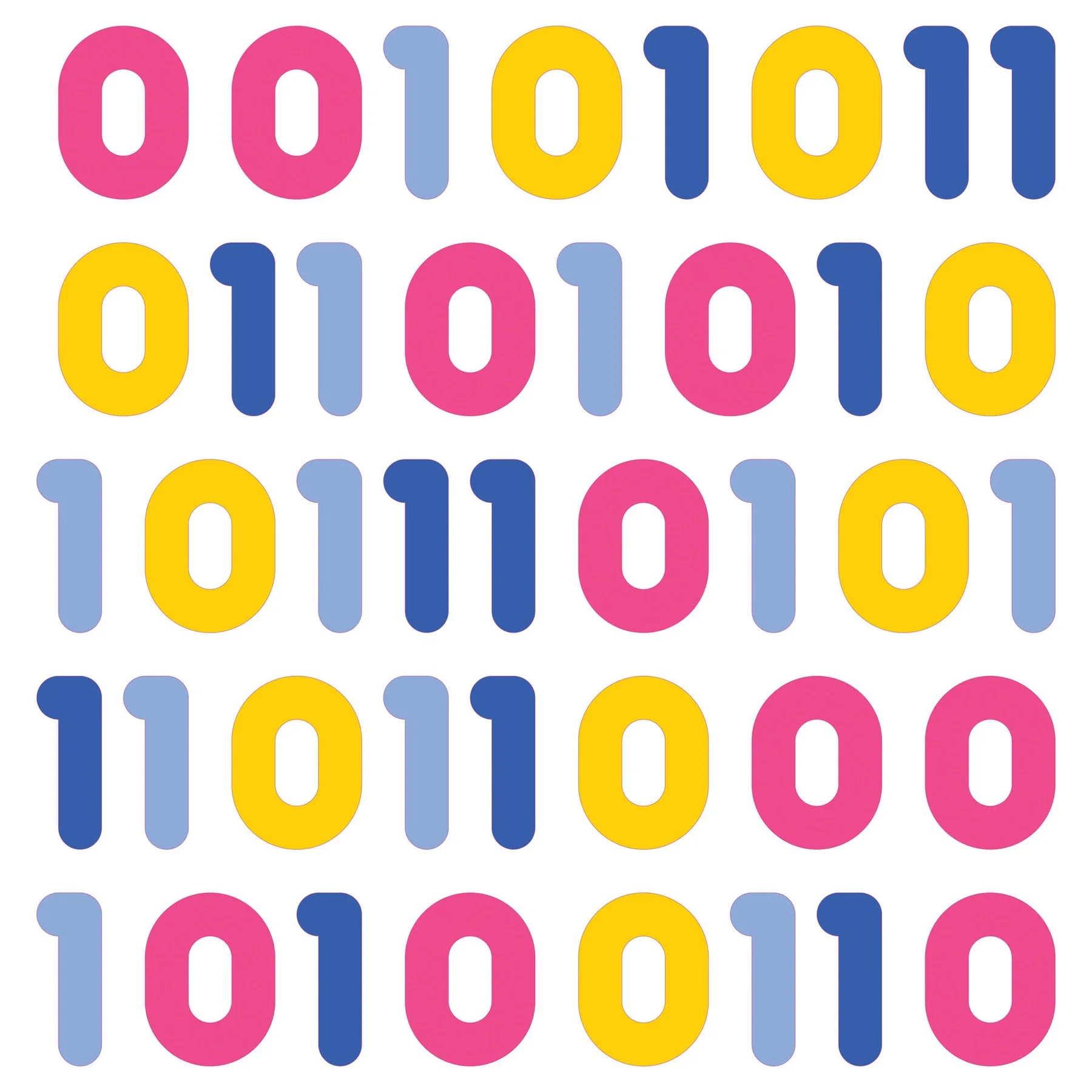 STEM Sticker, Mathematics and informatics - Informatics, set E2, 100 cm, sticker 4