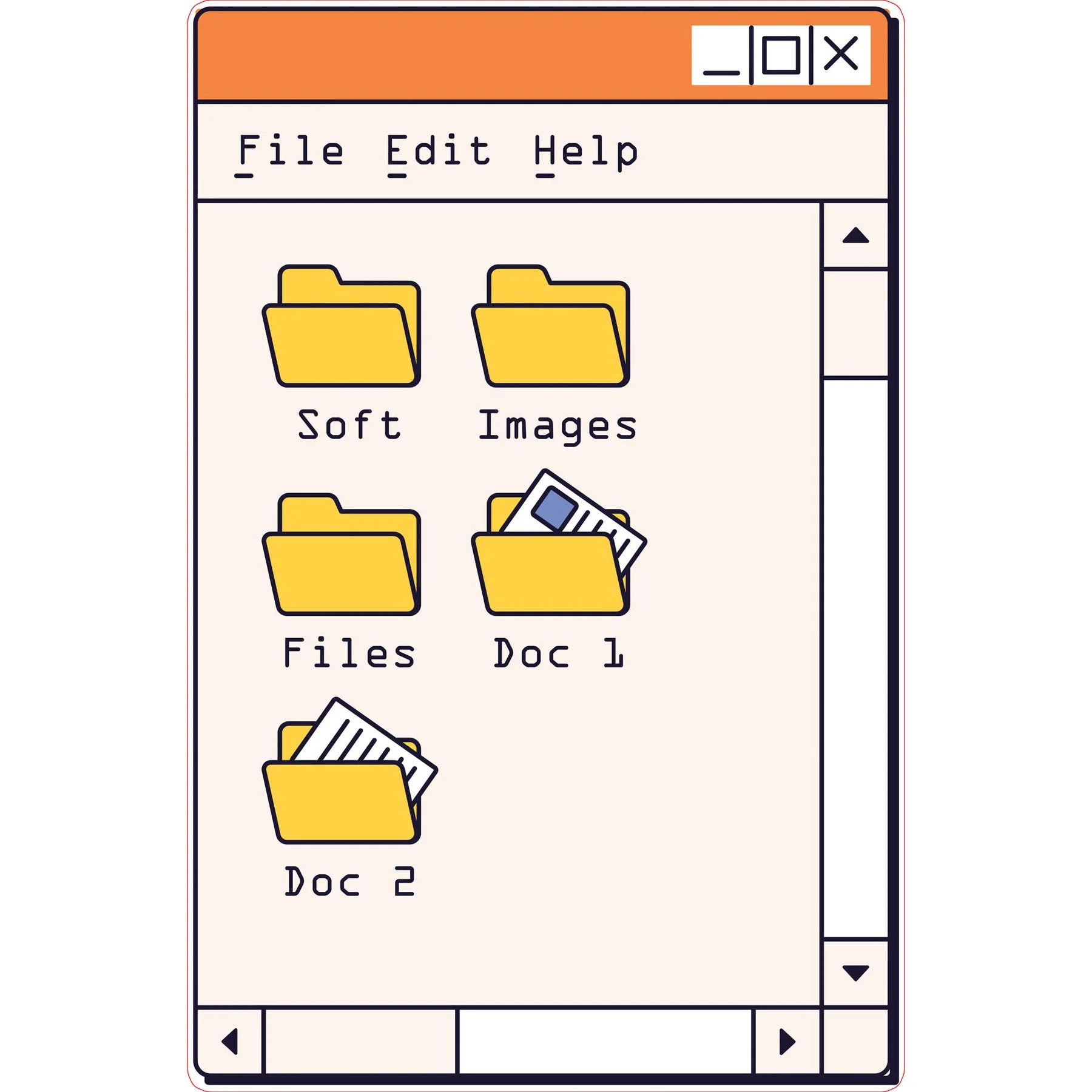 STEM Sticker, Mathematics and Informatics - Informatics, set E10, 100 cm, sticker 1