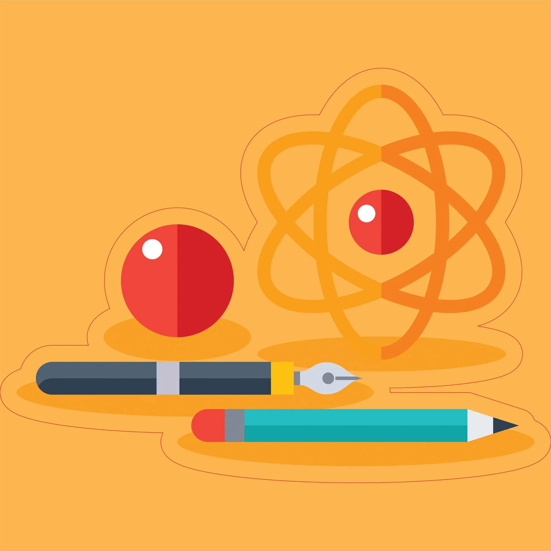 STEM Sticker, Natural Sciences - Physics, set G4, 100 cm, sticker 7