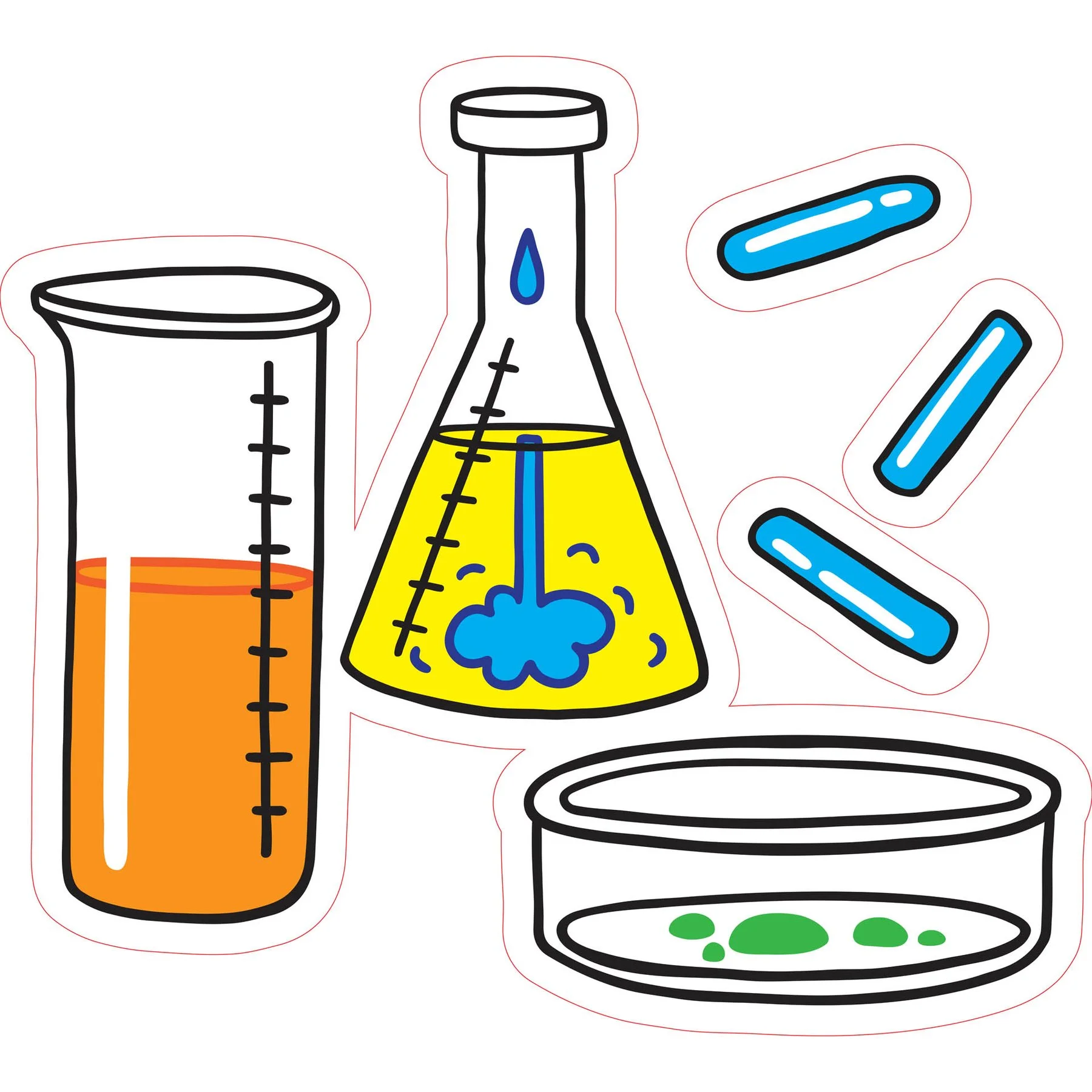 STEM Sticker, Natural Sciences – Chemistry, set H5, 100 cm, sticker 9
