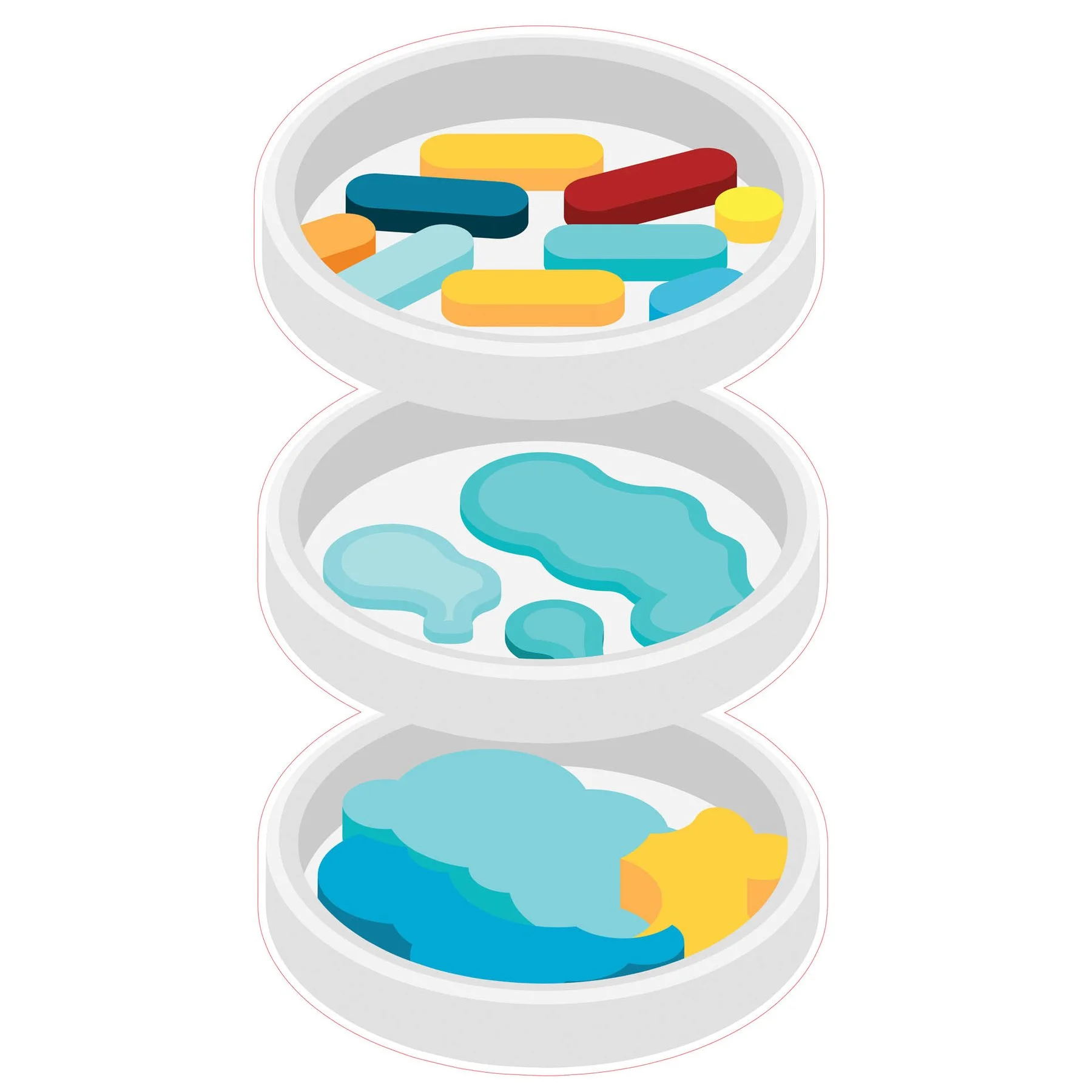 STEM Sticker, Natural Sciences - Chemistry, set H6, 100 cm, sticker 2