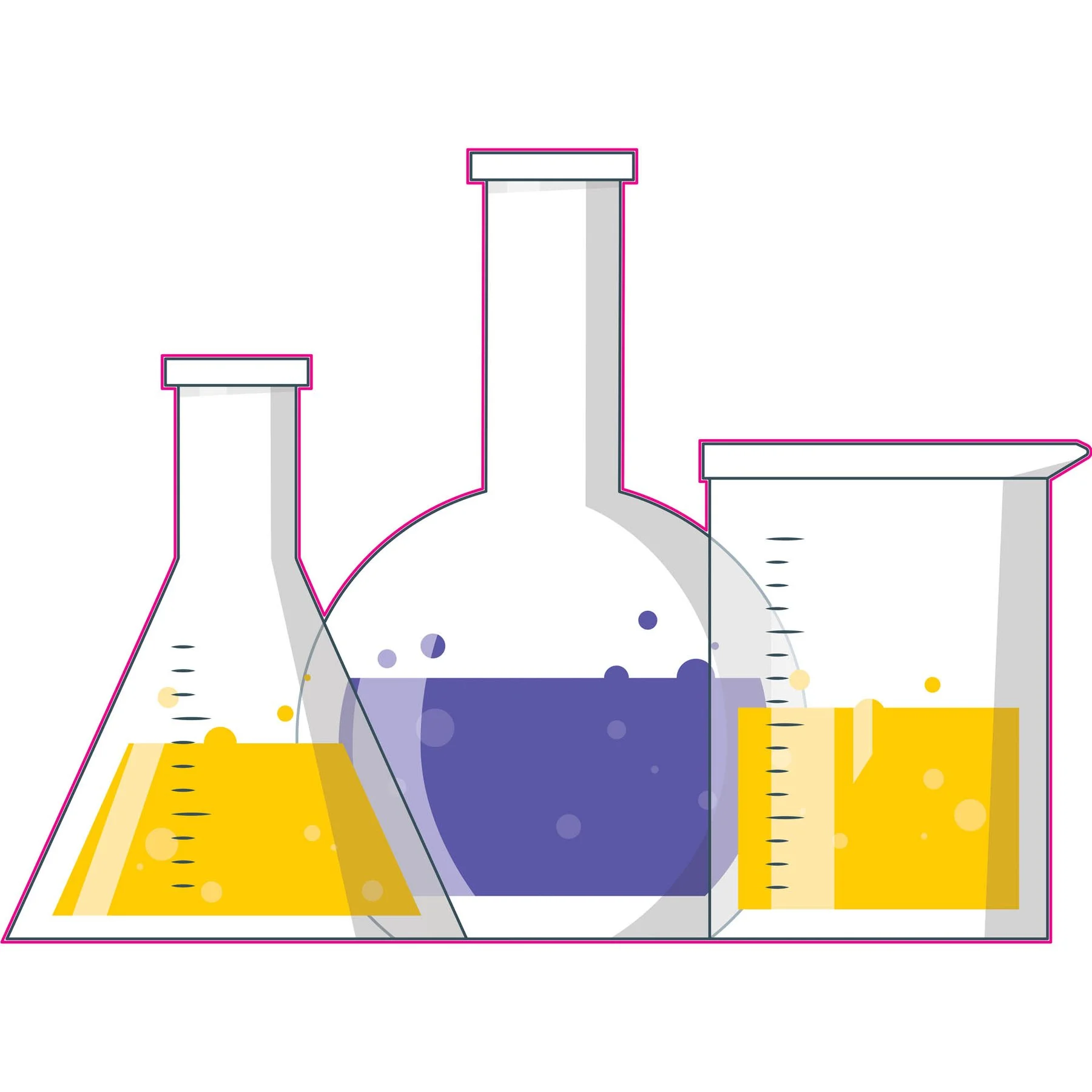 STEM Sticker, Natural Sciences – Chemistry, set H10, 100 cm, sticker 5
