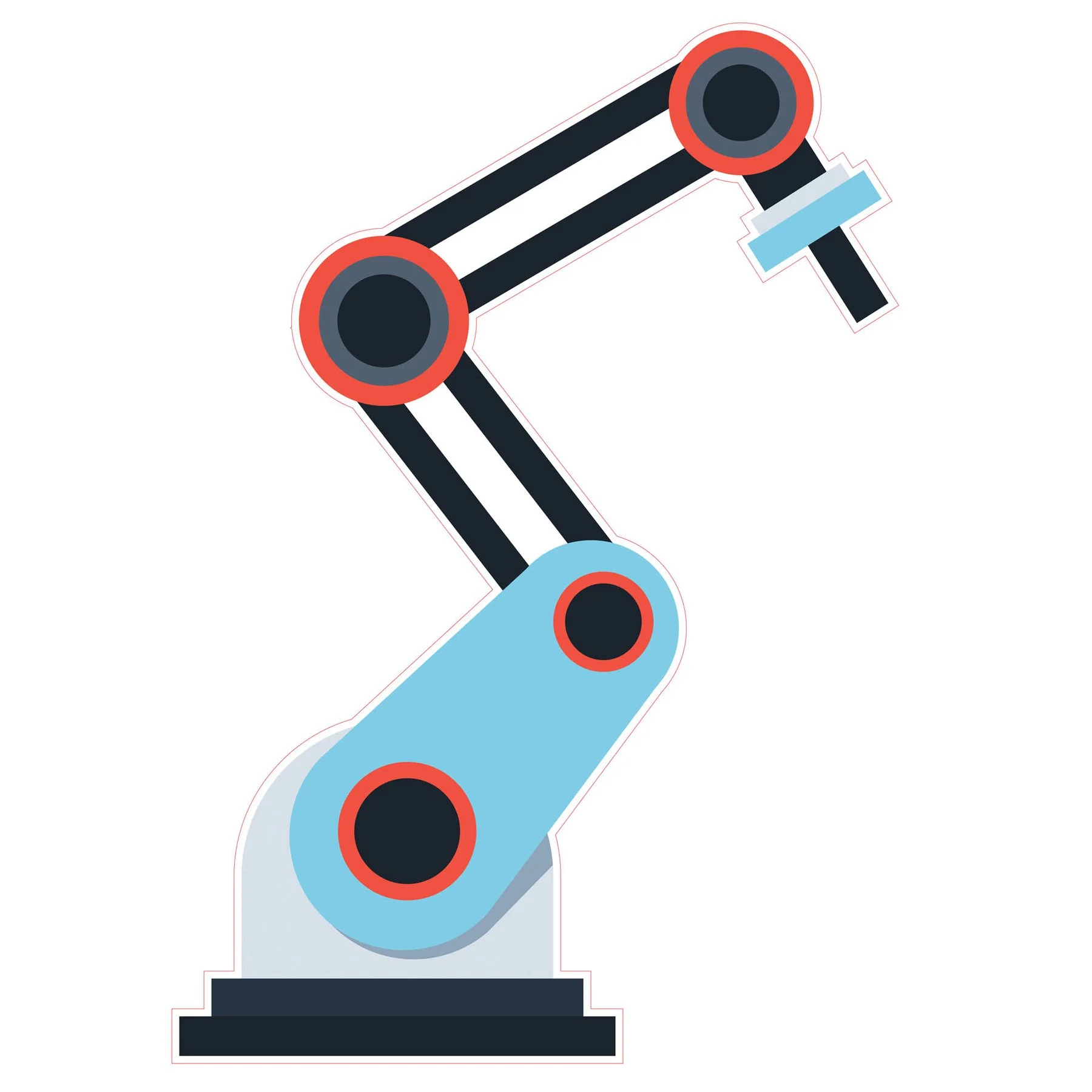 STEM Sticker, Robotics and cyber-physical systems, set I6, 100 cm, sticker 5