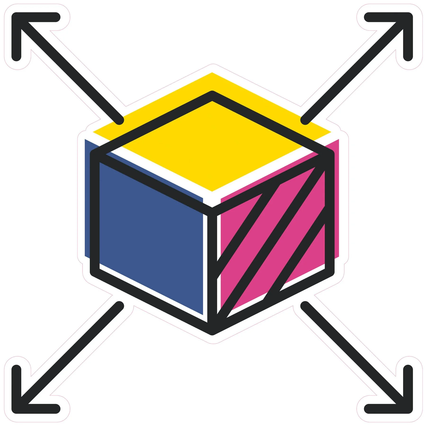 STEM Sticker, Design & 3D Prototyping, set A1, 150 cm, sticker 9