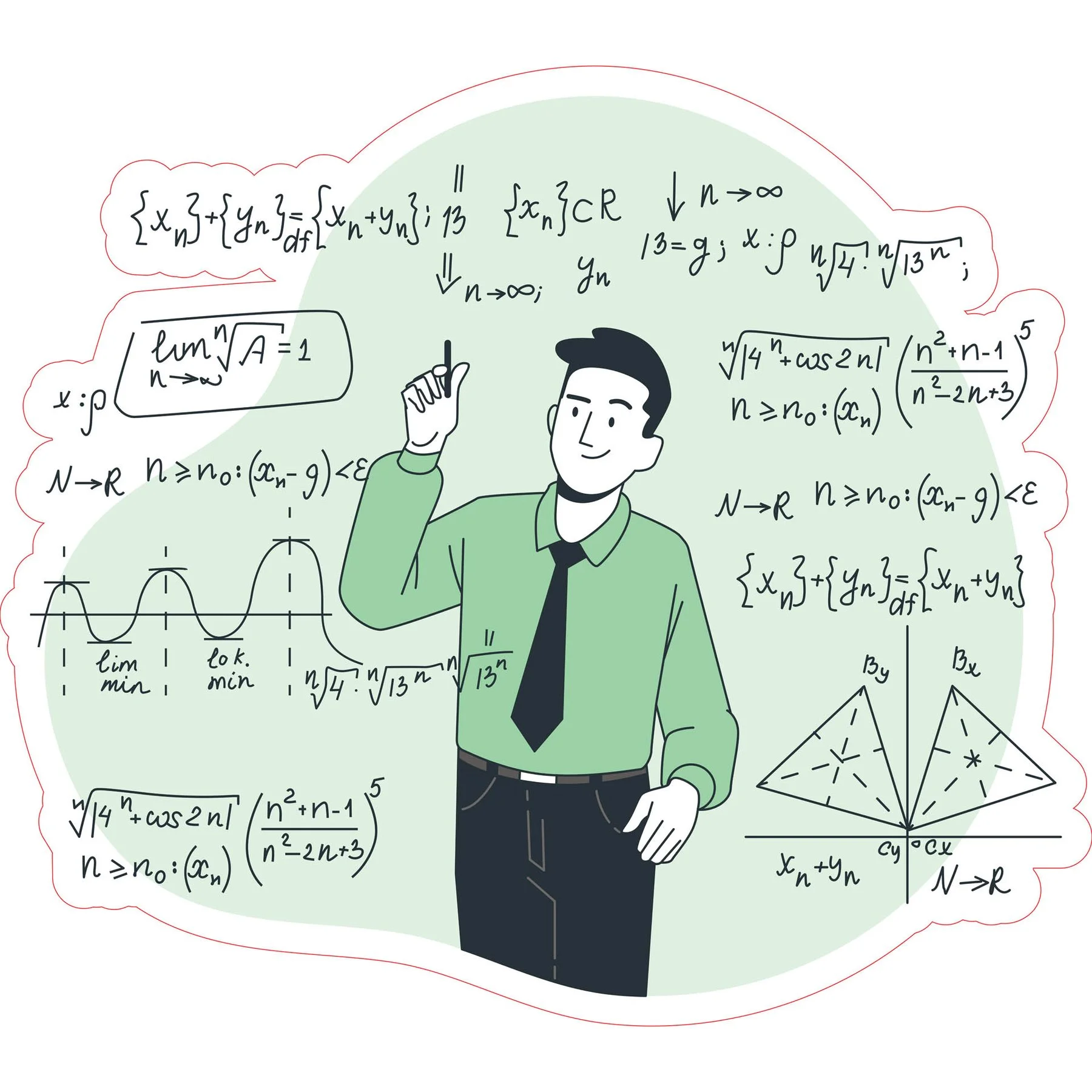 STEM Sticker, Math & Informatics – Mathematics, set D6, 150 cm, sticker 10