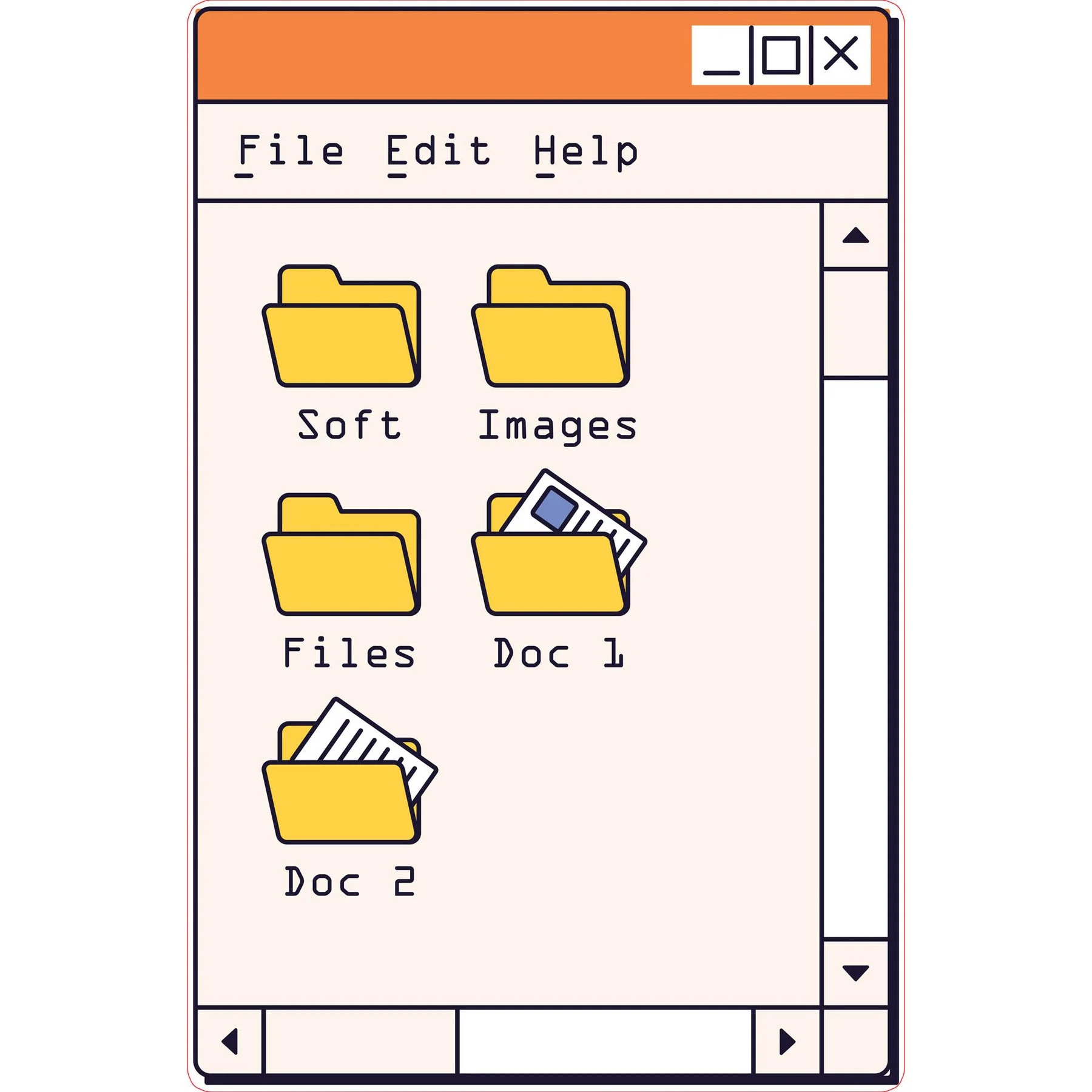 STEM Sticker, Mathematics and Informatics - Informatics, set E10, 150 cm, sticker 1