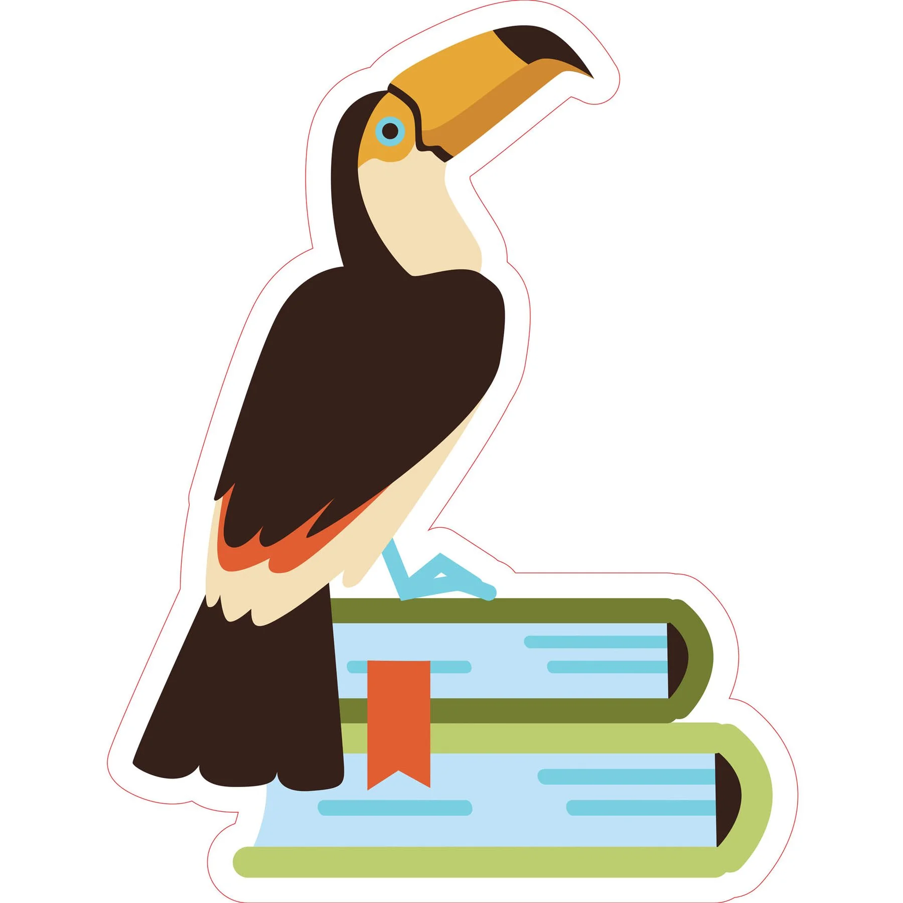 STEM Sticker, Natural Sciences - Biology, Set F5, 150 cm, Sticker 8