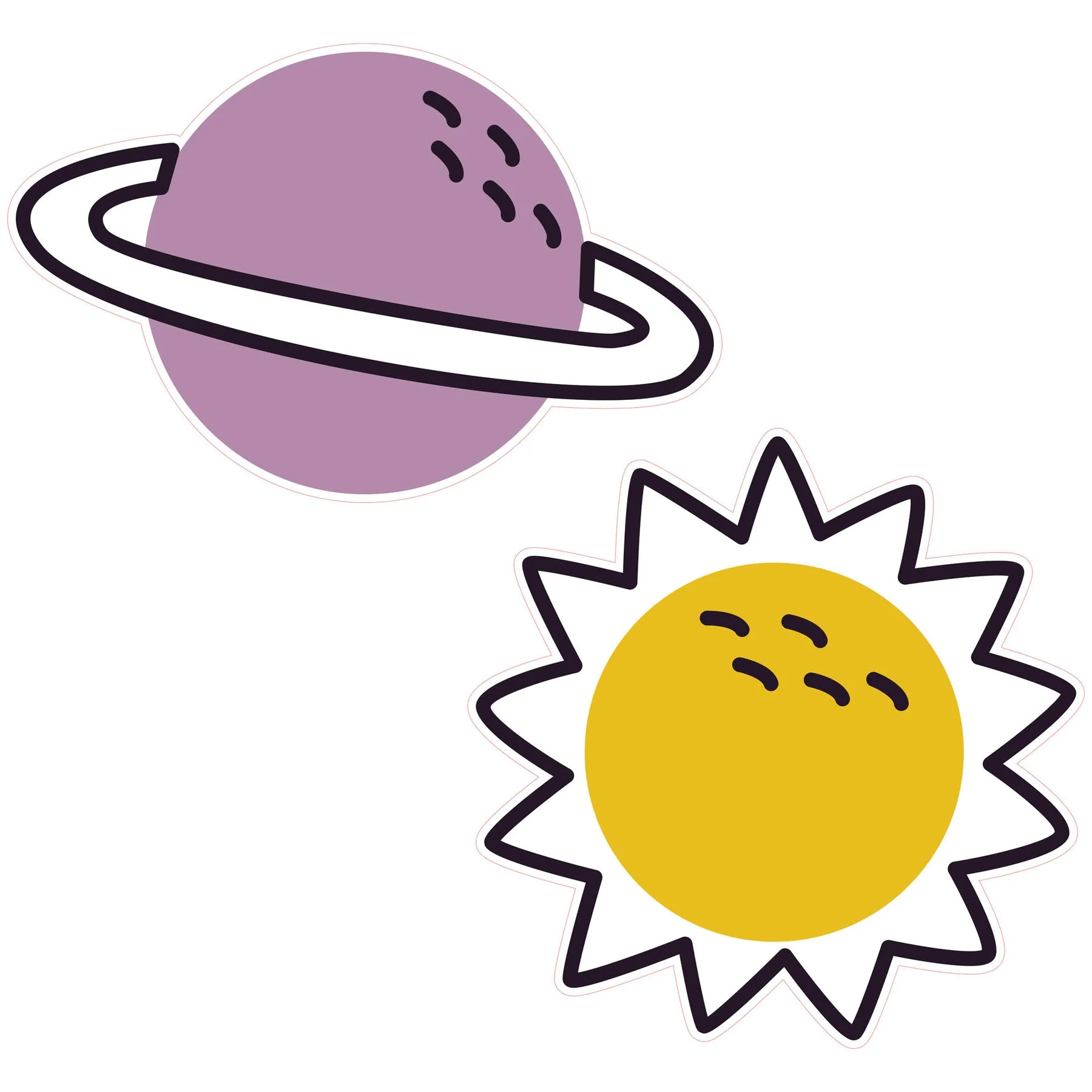 STEM Sticker, Natural Sciences - Physics, set G6, 150 cm, sticker 8