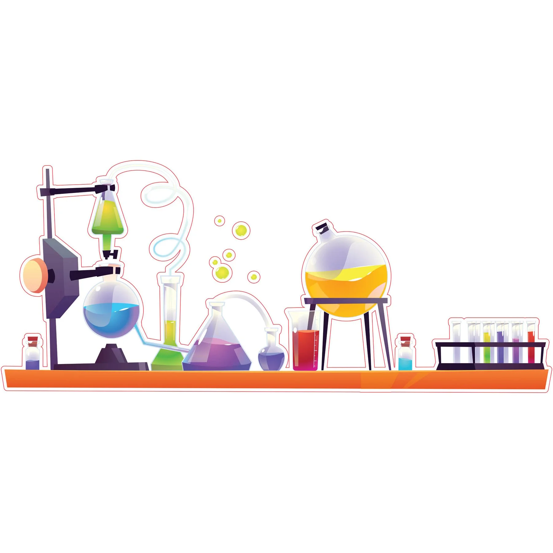 STEM Sticker, Natural sciences - Chemistry, set H9, 150 cm, sticker 3