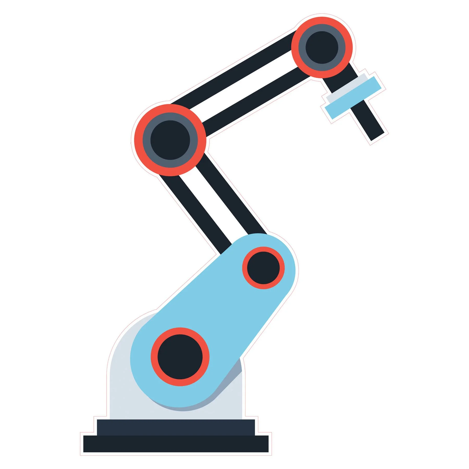 STEM Sticker, Robotics and cyber-physical systems, set I6, 150 cm, sticker 5