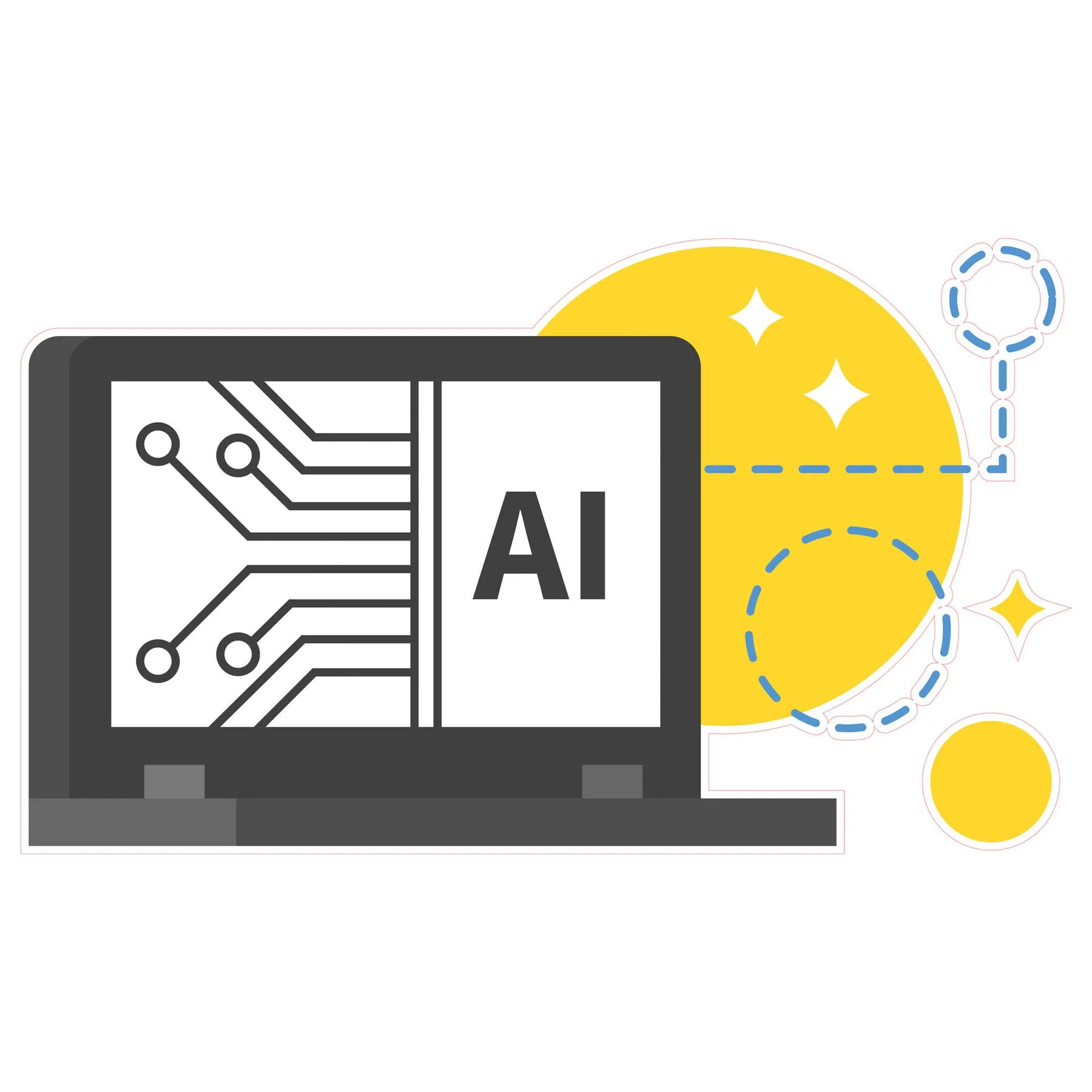 STEM Sticker, Robotics and cyber-physical systems, set I8, 150 cm, sticker 6