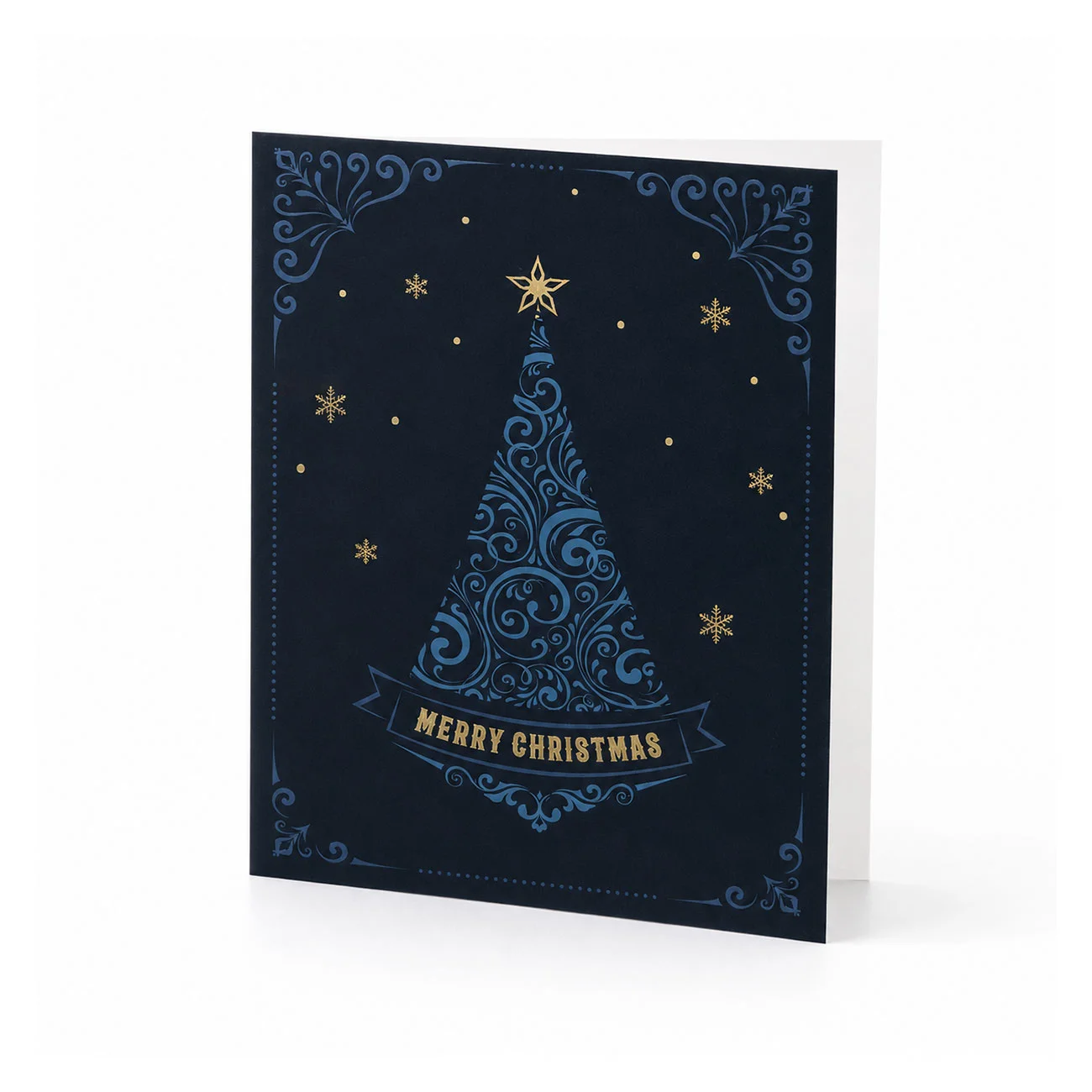 DESIGN CARD CHRISTMAS 5 WITH VARNISH 11/15CM WITH ENVELOPE 4+0