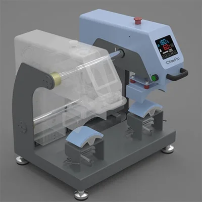 BESTSUB Press for 2 clamps Otter Pro, pneumatic, sliding