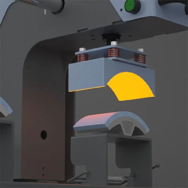 BESTSUB Press for 2 clamps Otter Pro, pneumatic, sliding