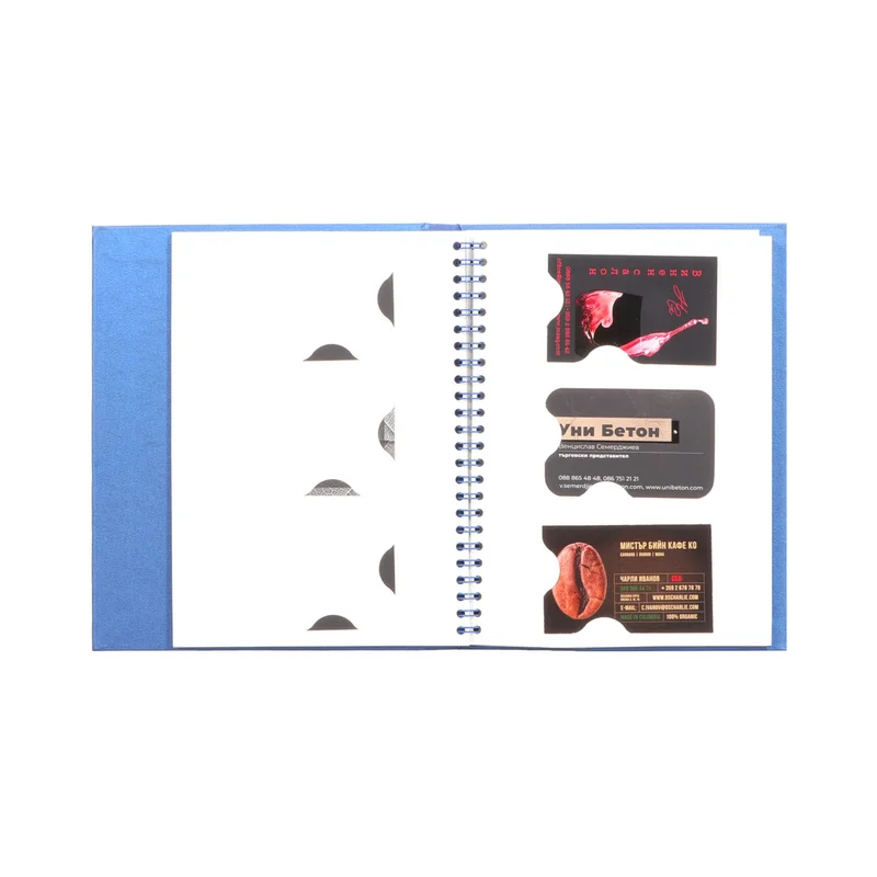 Office 1 Sample book for business cards, year 2022