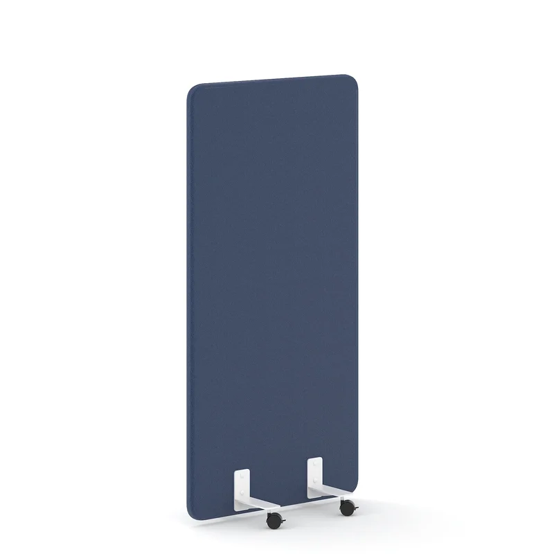 Acoustic divider Narbutas Free Standing, 800 x 36 x 1600 mm, fabric Velito Presto light mint, chipboard 16 mm
