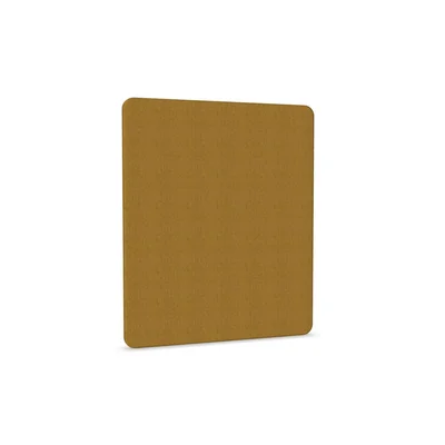 Acoustic panel Narbutas, free-standing, 1000 x 36 x 1200 mm, chipboard 16 mm, mustard