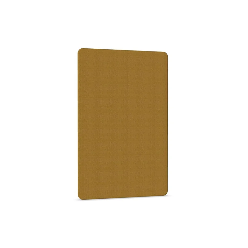 Acoustic panel Narbutas, free-standing, 1000 x 36 x 1600 mm, chipboard 16 mm, mustard