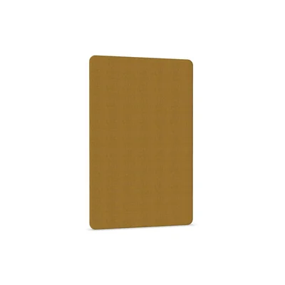 Acoustic panel Narbutas, free-standing, 1000 x 36 x 1600 mm, chipboard 16 mm, mustard