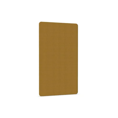 Acoustic panel Narbutas, free-standing, 1000 x 36 x 1800 mm, chipboard 16 mm, mustard