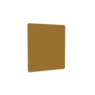 Acoustic panel Narbutas, free-standing, 1400 x 36 x 1600 mm, chipboard 16 mm, mustard