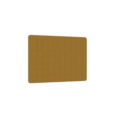 Acoustic panel Narbutas, free-standing, 1600 x 36 x 1200 mm, chipboard 16 mm, mustard