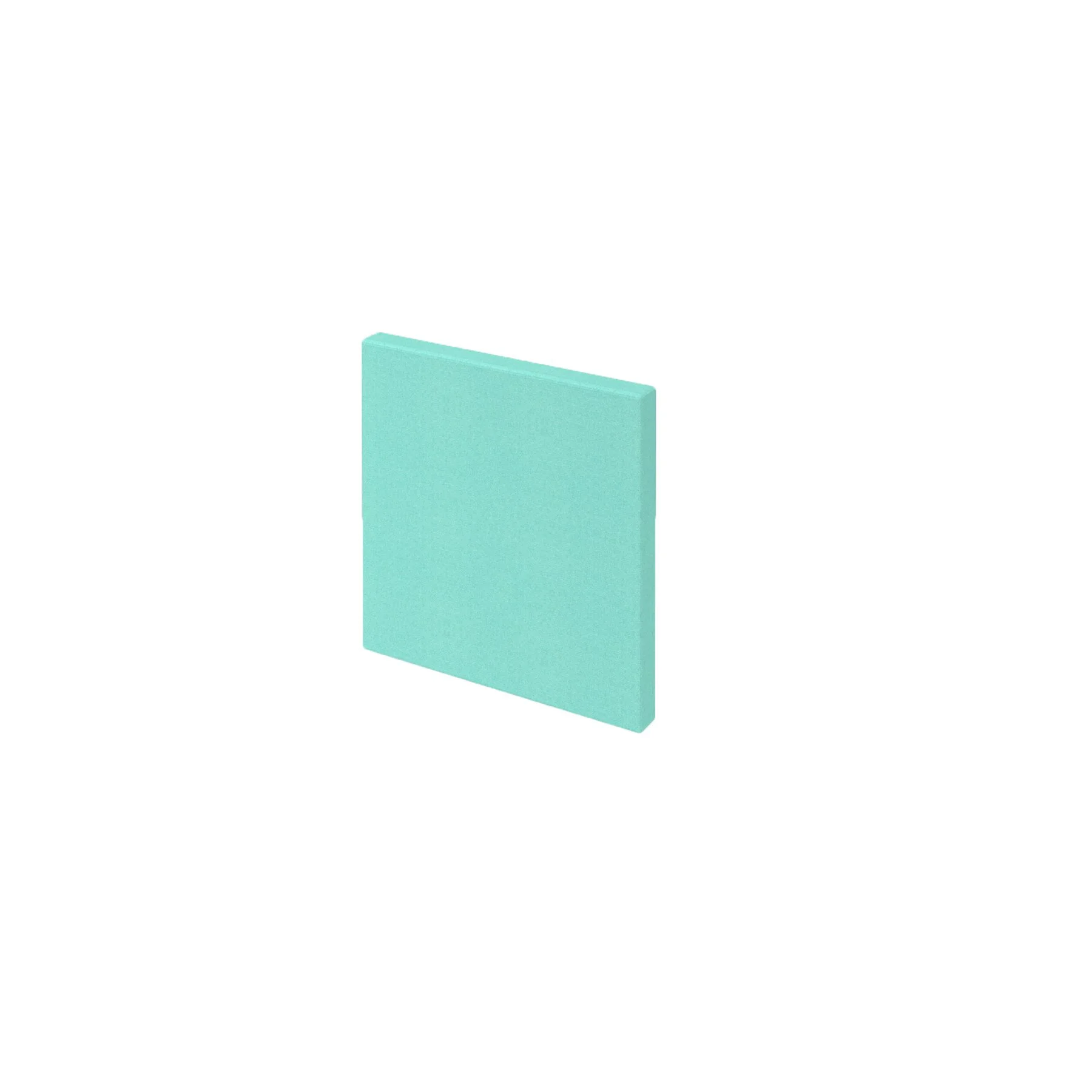 Acoustic wall panel Modus Narbutas, 400 x 40 x 400 mm, fabric Velito Presto light mint