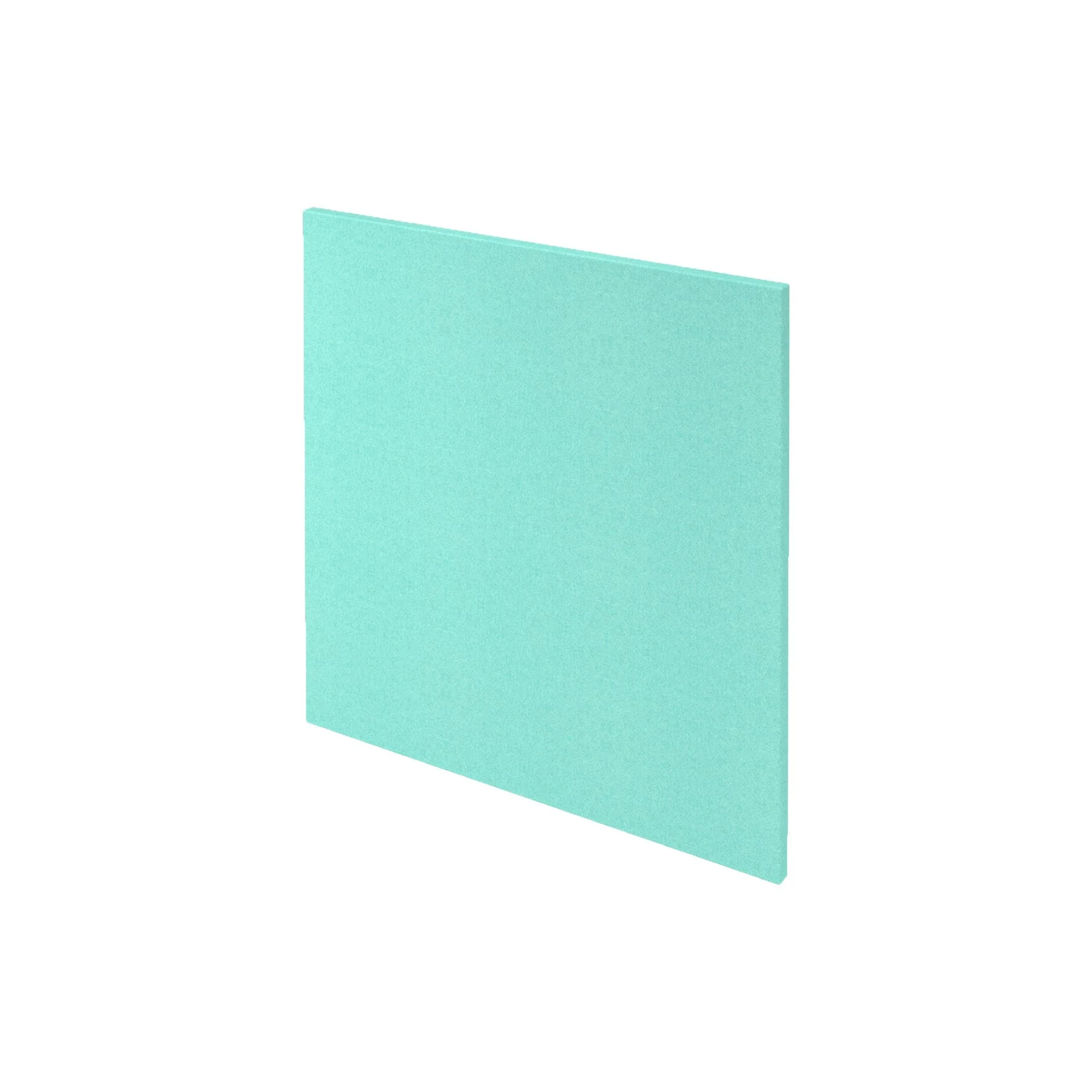 Free-standing acoustic panel Narbutas Modus, 1200 x 40 x 1200 mm, fabric Velito Presto light mint