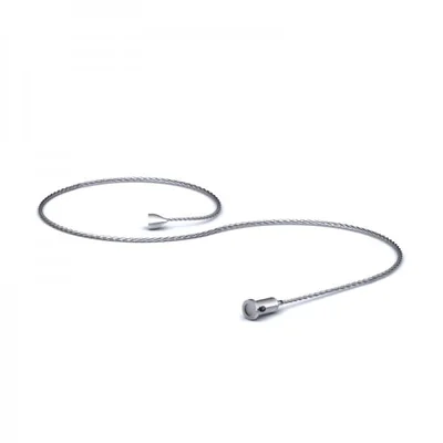 Steel cable Narbutas Modus, for hanging acoustic panel, 1200 mm, chrome metal, set of 4