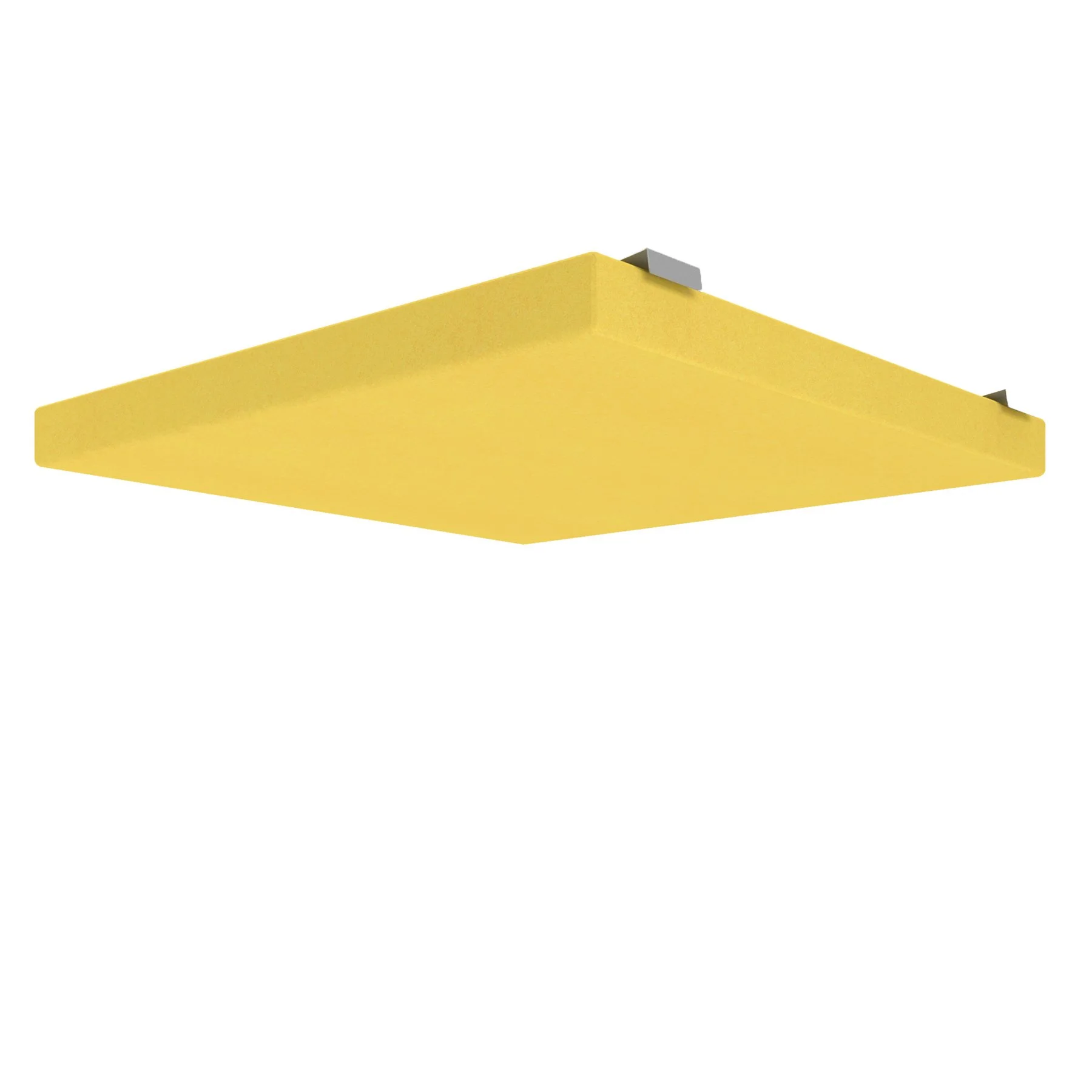 Ceiling panel Narbutas Modus Light, 57.5 x 57.5 cm, fabric Velito Presto, yellow