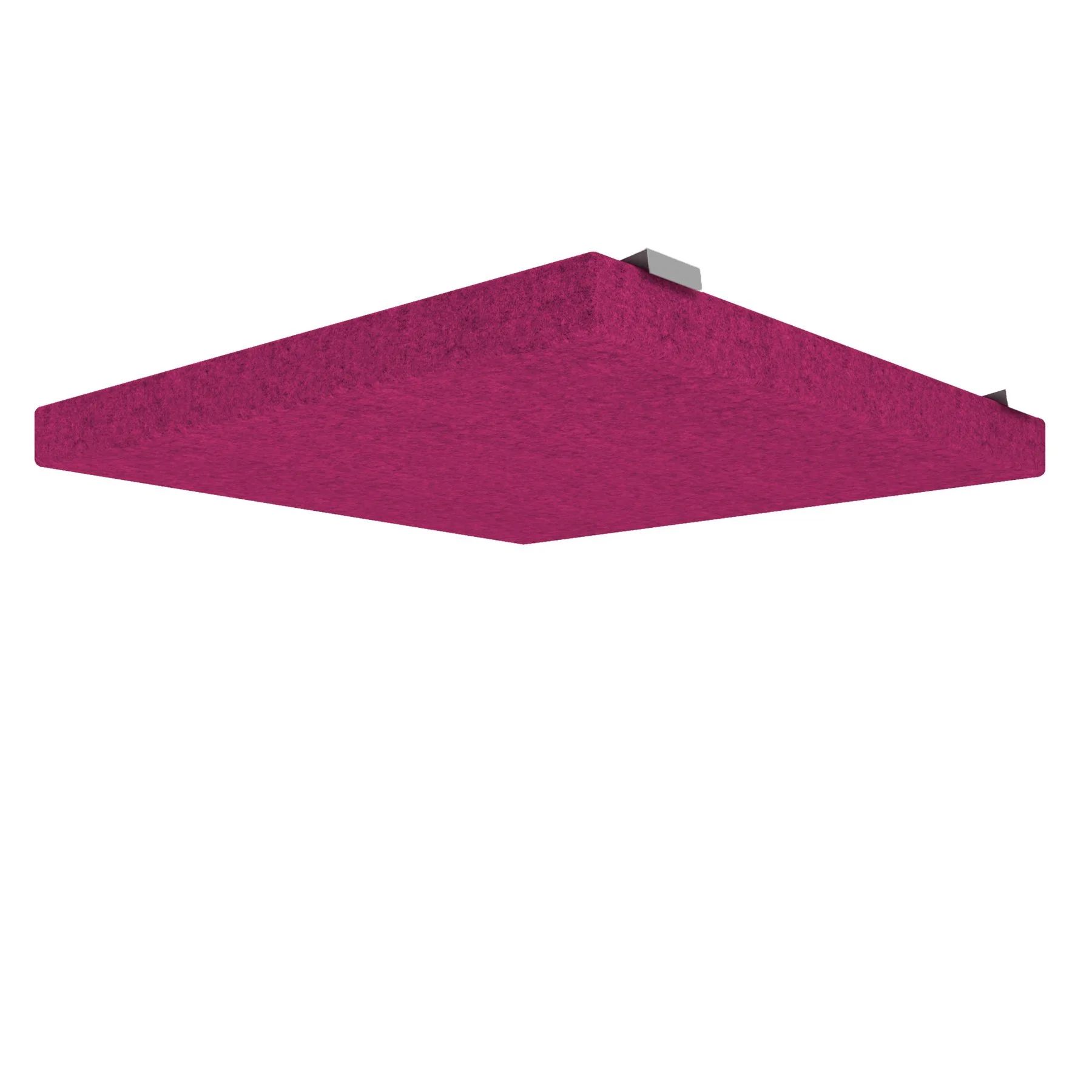 Ceiling panel Narbutas Modus Light, 57.5 x 57.5 cm, fabric Velito Presto, dark pink melange