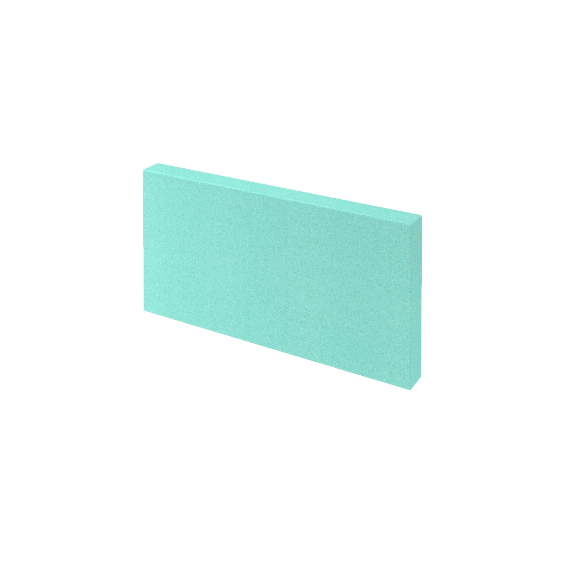 Acoustic wall panel Modus Narbutas, 400 x 70 x 800 mm, fabric Velito Presto light mint, chipboard 16 mm
