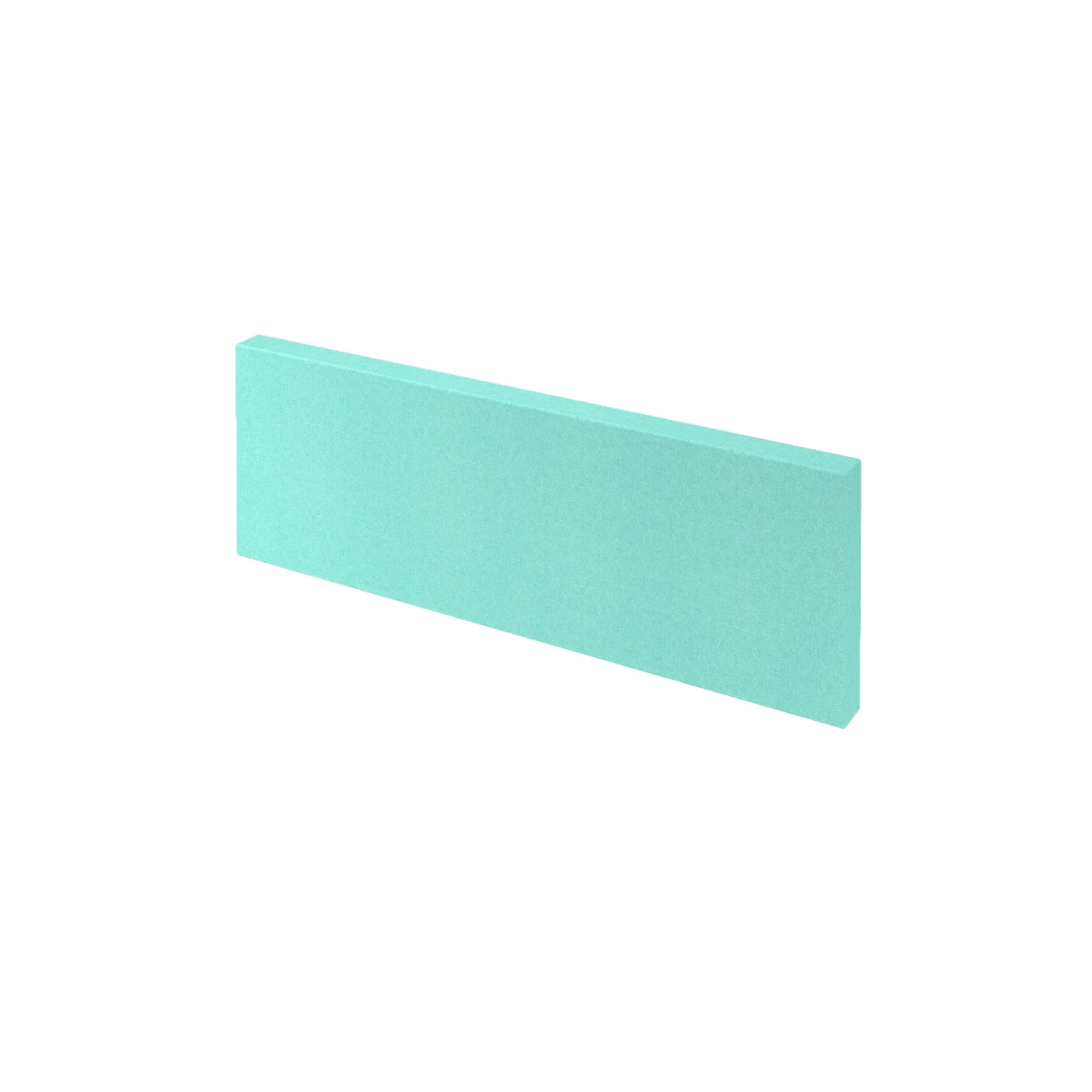 Acoustic wall panel Modus Narbutas, 400 x 70 x 1200 mm, fabric Velito Presto light mint, chipboard 16 mm