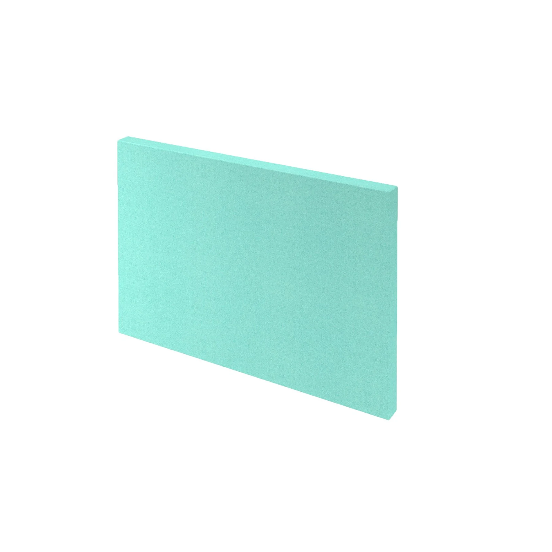 Acoustic wall panel Modus Narbutas, 800 x 70 x 1200 mm, fabric Velito Presto light mint, chipboard 16 mm