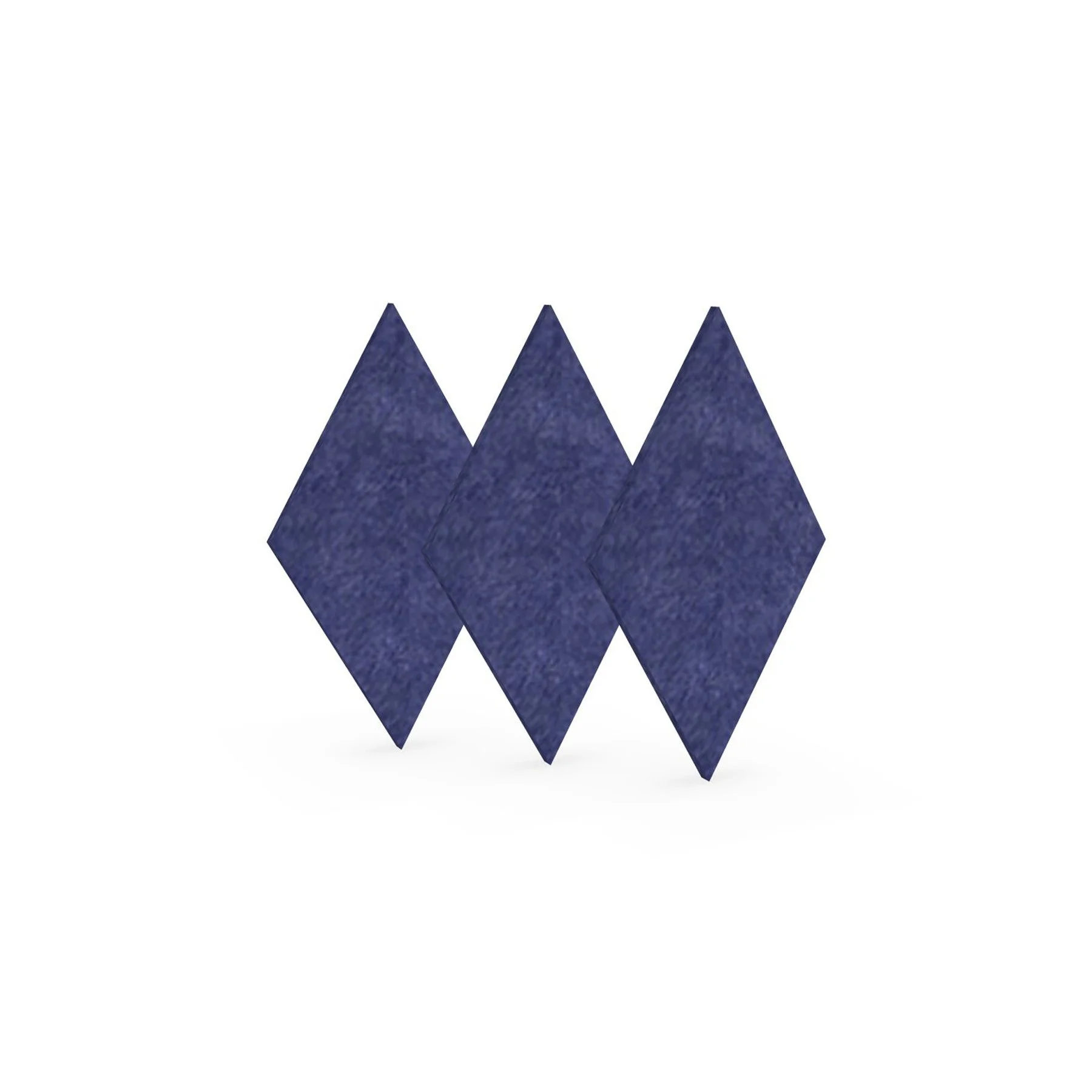 Acoustic panel Narbutas Pet, diamond, 115 x 200 x 9 mm, PET felt, 3 pcs, blue