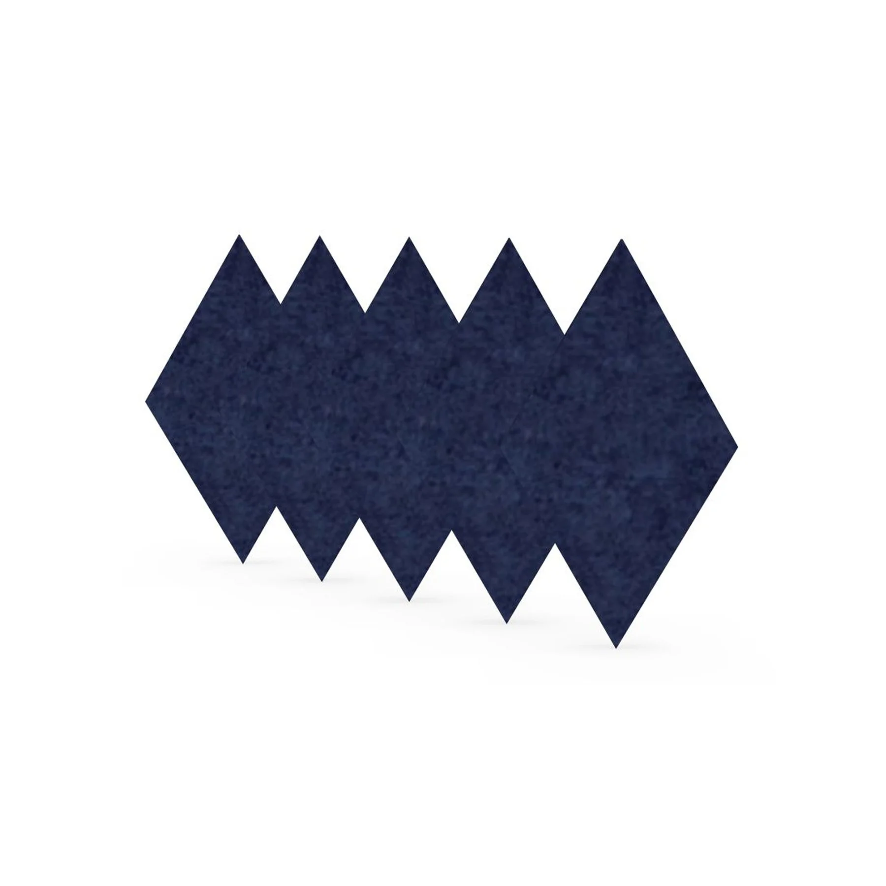 Acoustic panel Narbutas Pet, diamond, 115 x 200 x 9 mm, PET felt, 5 pcs, dark blue