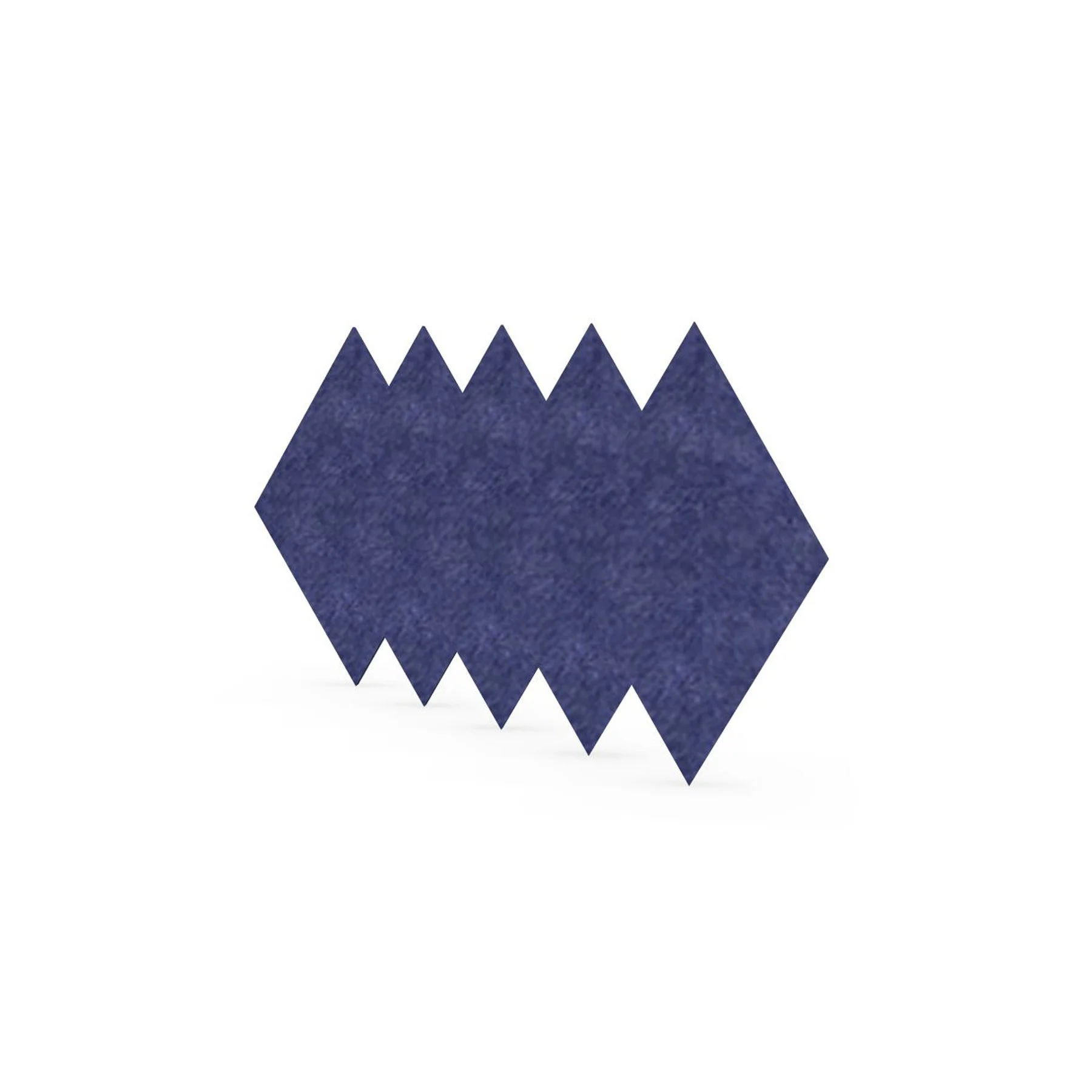 Acoustic panel Narbutas Pet, diamond, 115 x 200 x 9 mm, PET felt, 5 pcs, blue