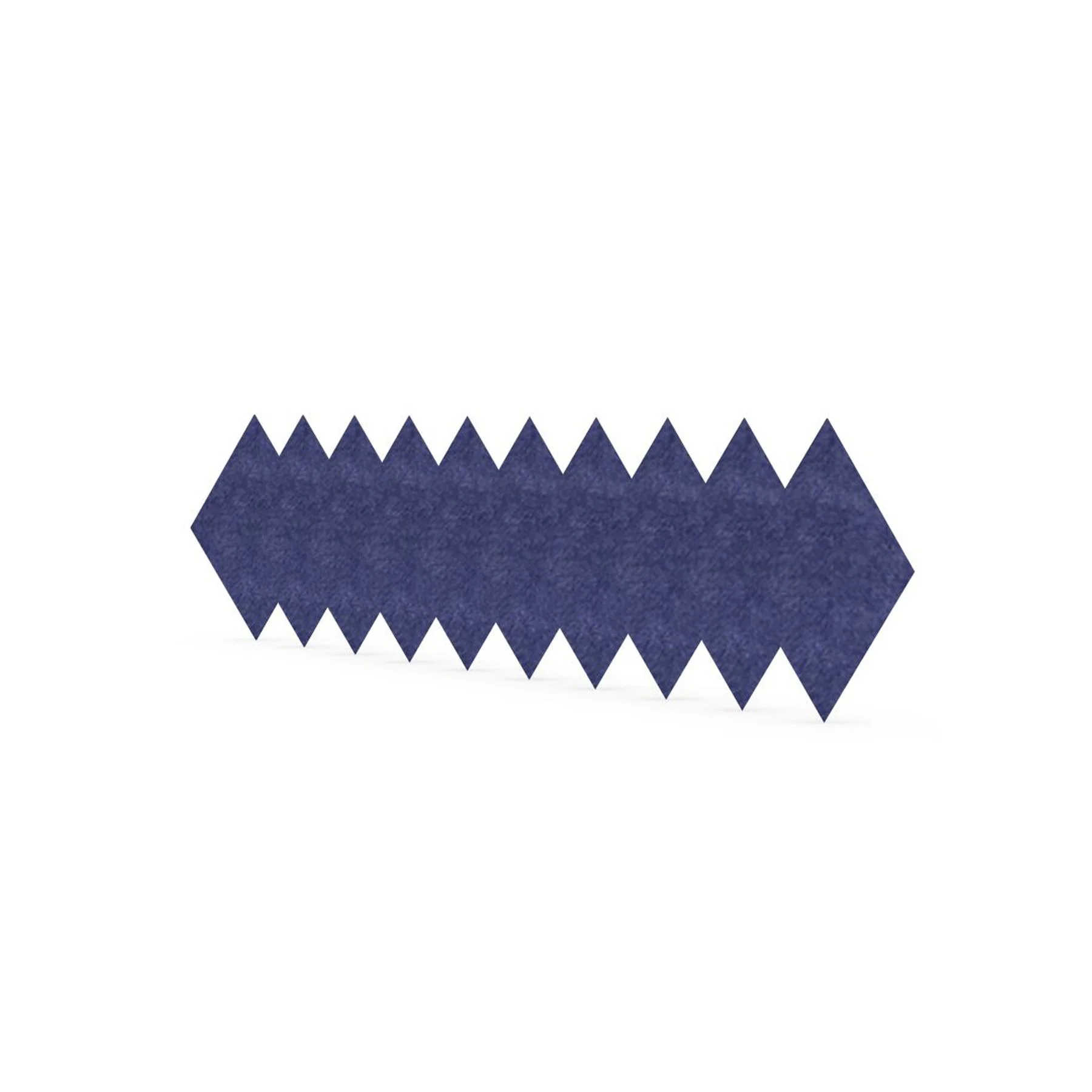 Acoustic panel Narbutas Pet, diamond, 115 x 200 x 9 mm, PET felt, 10 pcs, blue