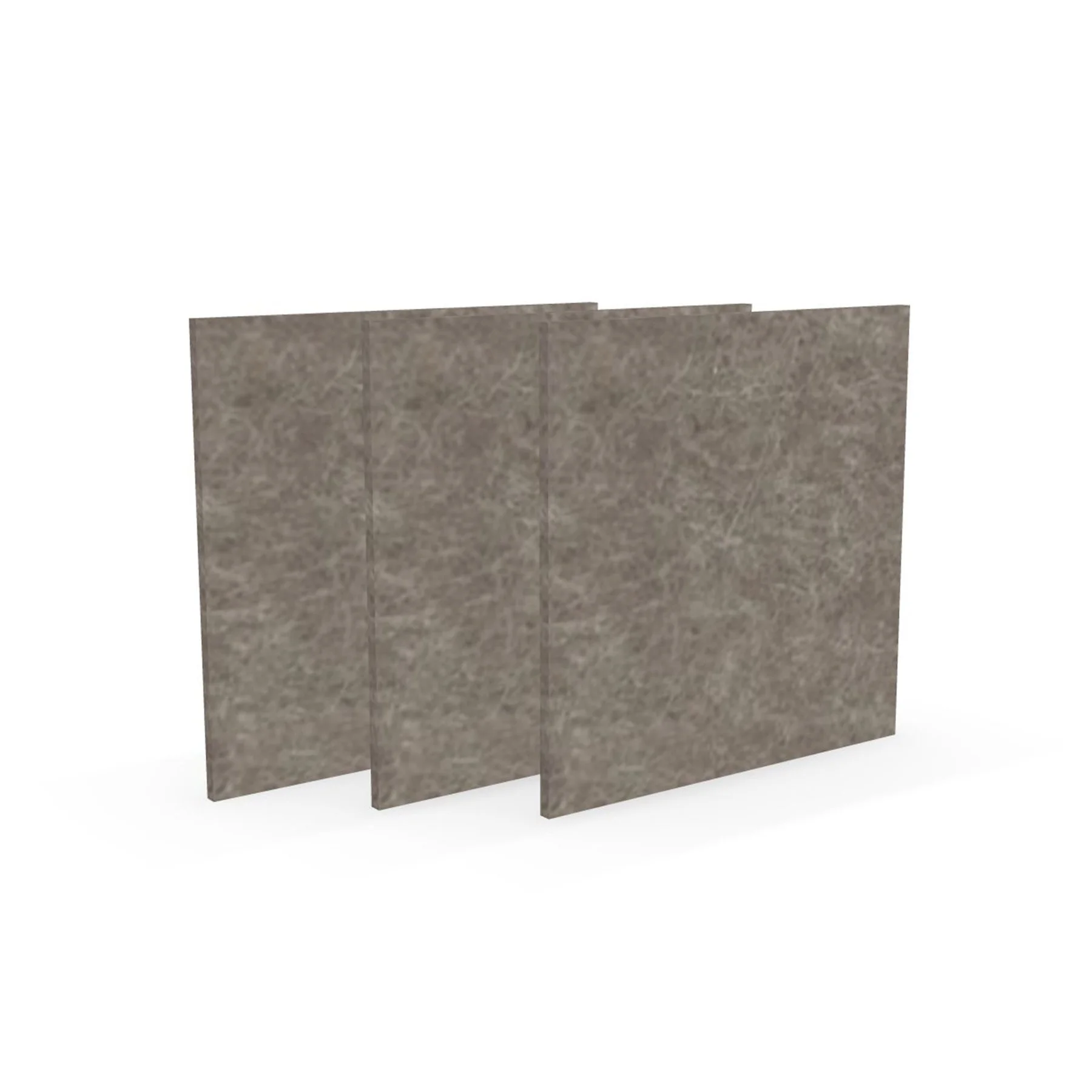 Acoustic panel Narbutas Pet, square, 200 x 200 x 9 mm, PET felt, 3 pcs, sand