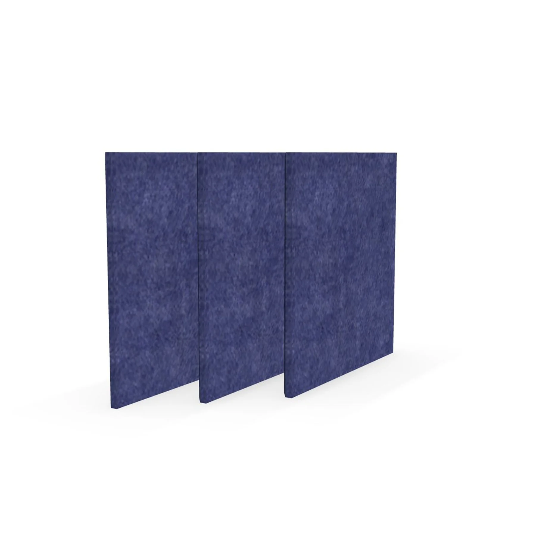 Acoustic panel Narbutas Pet, square, 200 x 200 x 9 mm, PET felt, 3 pcs, blue