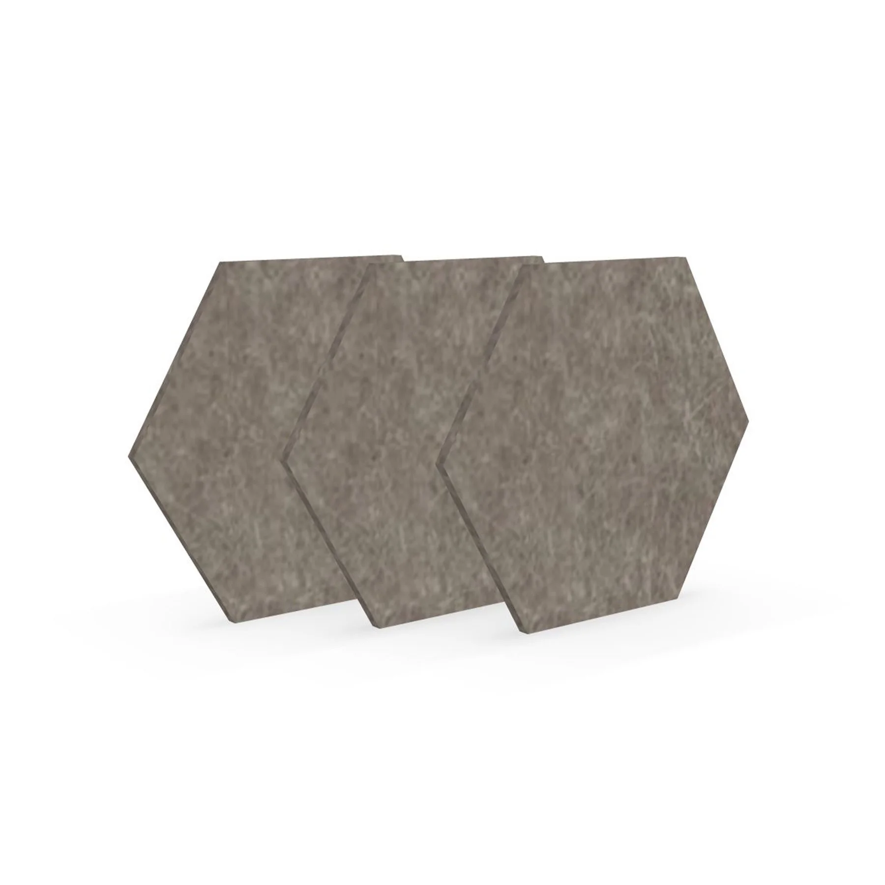 Acoustic panel Narbutas Pet, hexagon, 173 x 200 x 9 mm, PET felt, 3 pcs, sand
