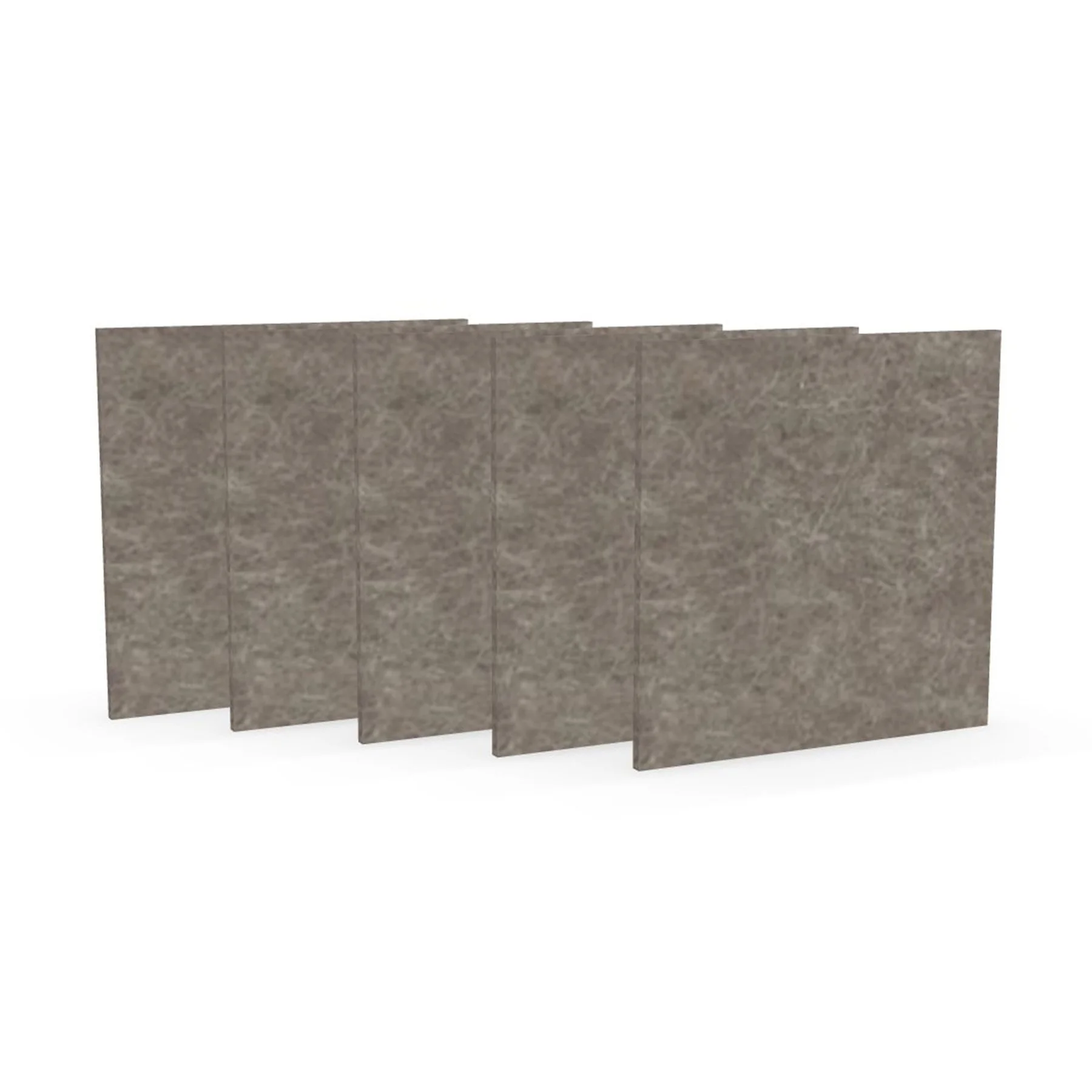 Acoustic panel Narbutas Pet, square, 200 x 200 x 9 mm, PET felt, 5 pcs, sand