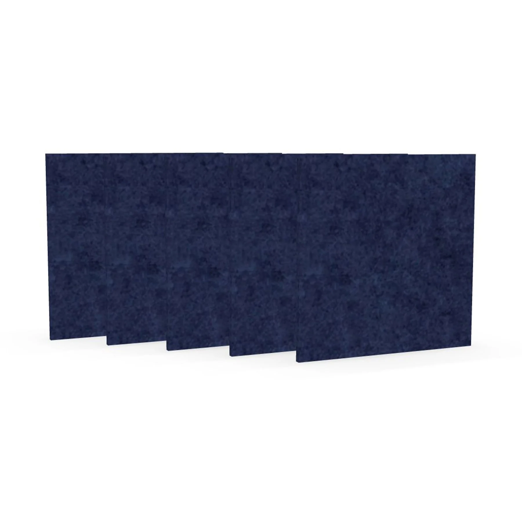 Acoustic panel Narbutas Pet, square, 200 x 200 x 9 mm, PET felt, 5 pcs, dark blue