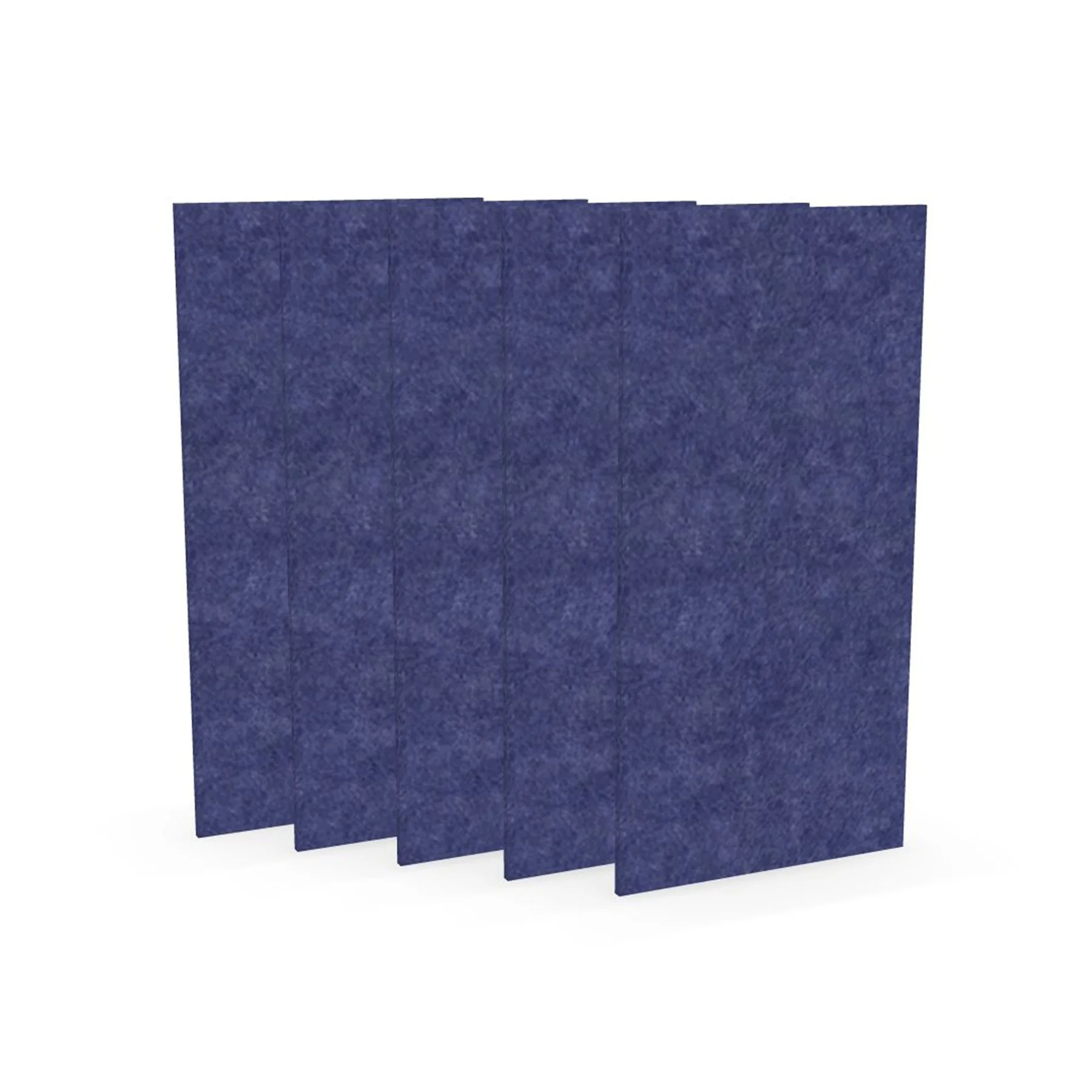 Acoustic panel Narbutas Pet, rectangle, 200 x 400 x 9 mm, PET felt, 5 pcs, blue