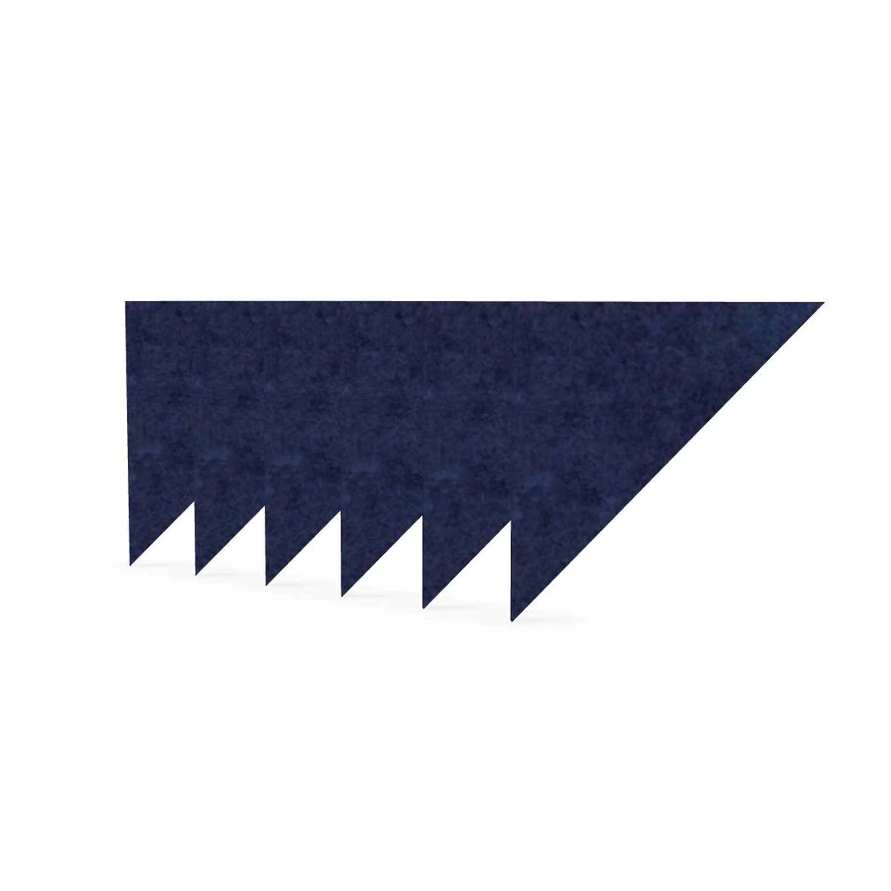 Acoustic panel Narbutas Pet, triangle, 200 x 200 x 9 mm, PET felt, 6 pcs, dark blue