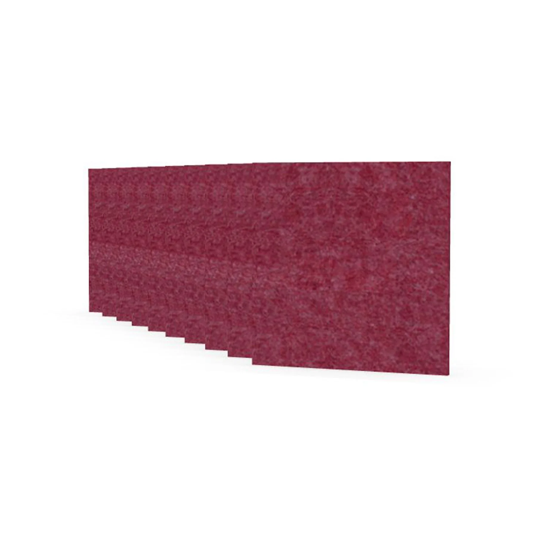 Acoustic panel Narbutas Pet, square, 200 x 200 x 9 mm, PET felt, 10 pcs, dark pink