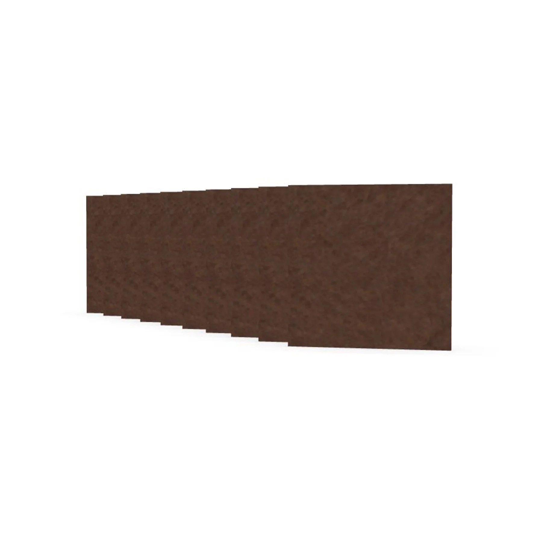Acoustic panel Narbutas Pet, square, 200 x 200 x 9 mm, PET felt, 10 pcs, chestnut