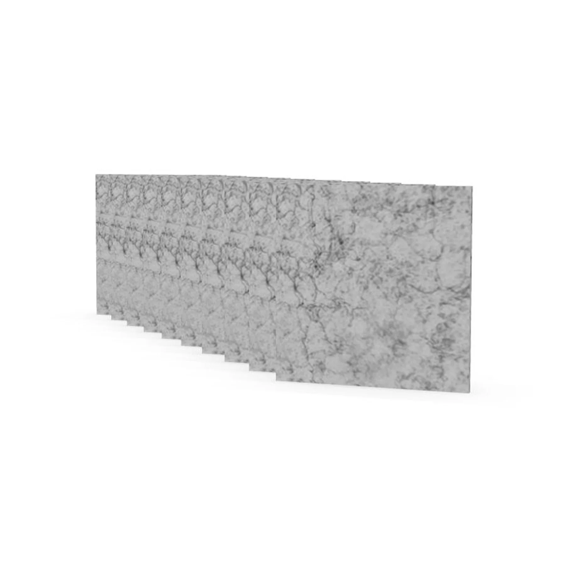 Acoustic panel Narbutas Pet, square, 200 x 200 x 9 mm, PET felt, 10 pcs, light gray